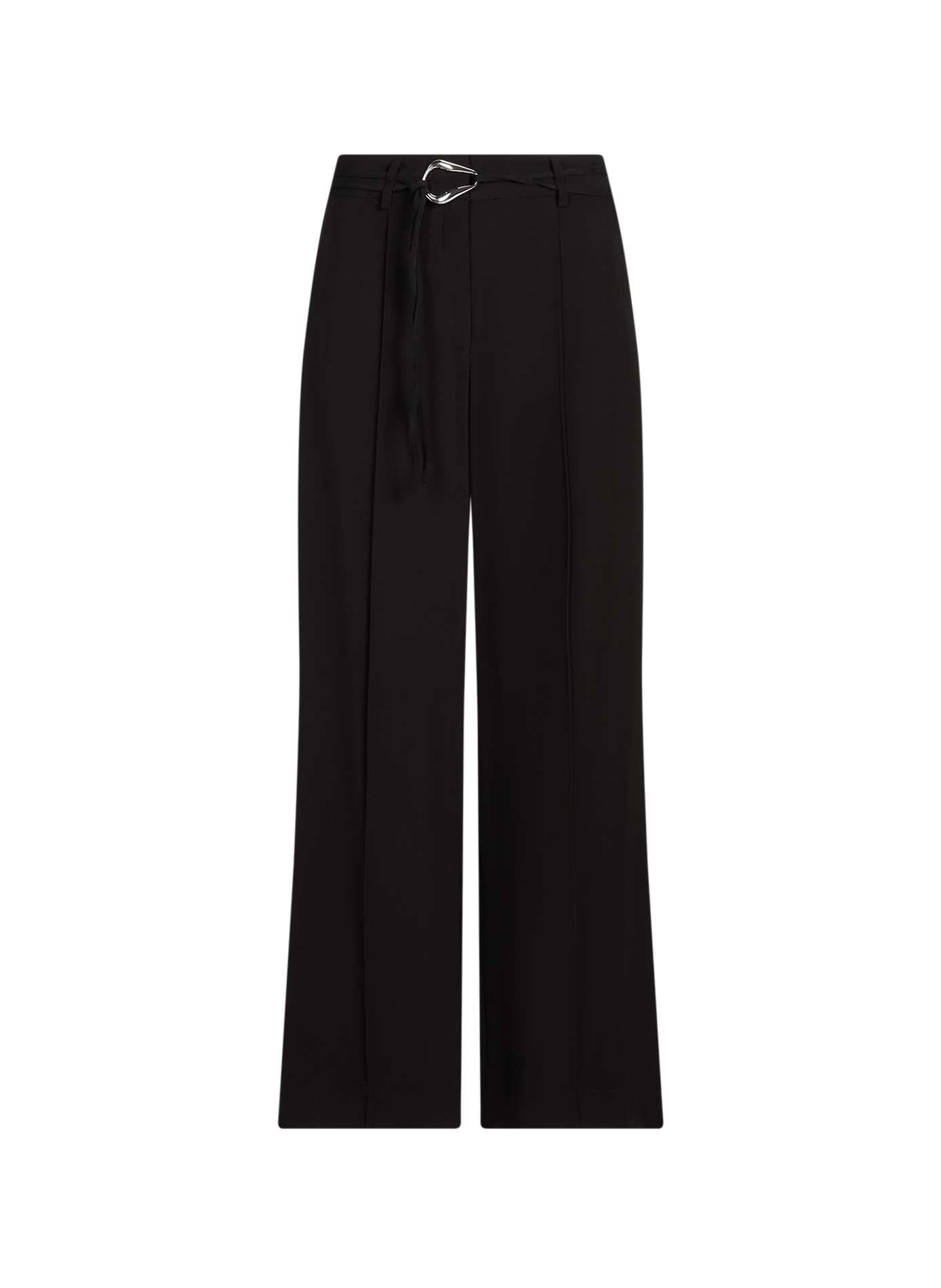 Pantalon ample avec ceinture à boucle logo OBJECT Noir