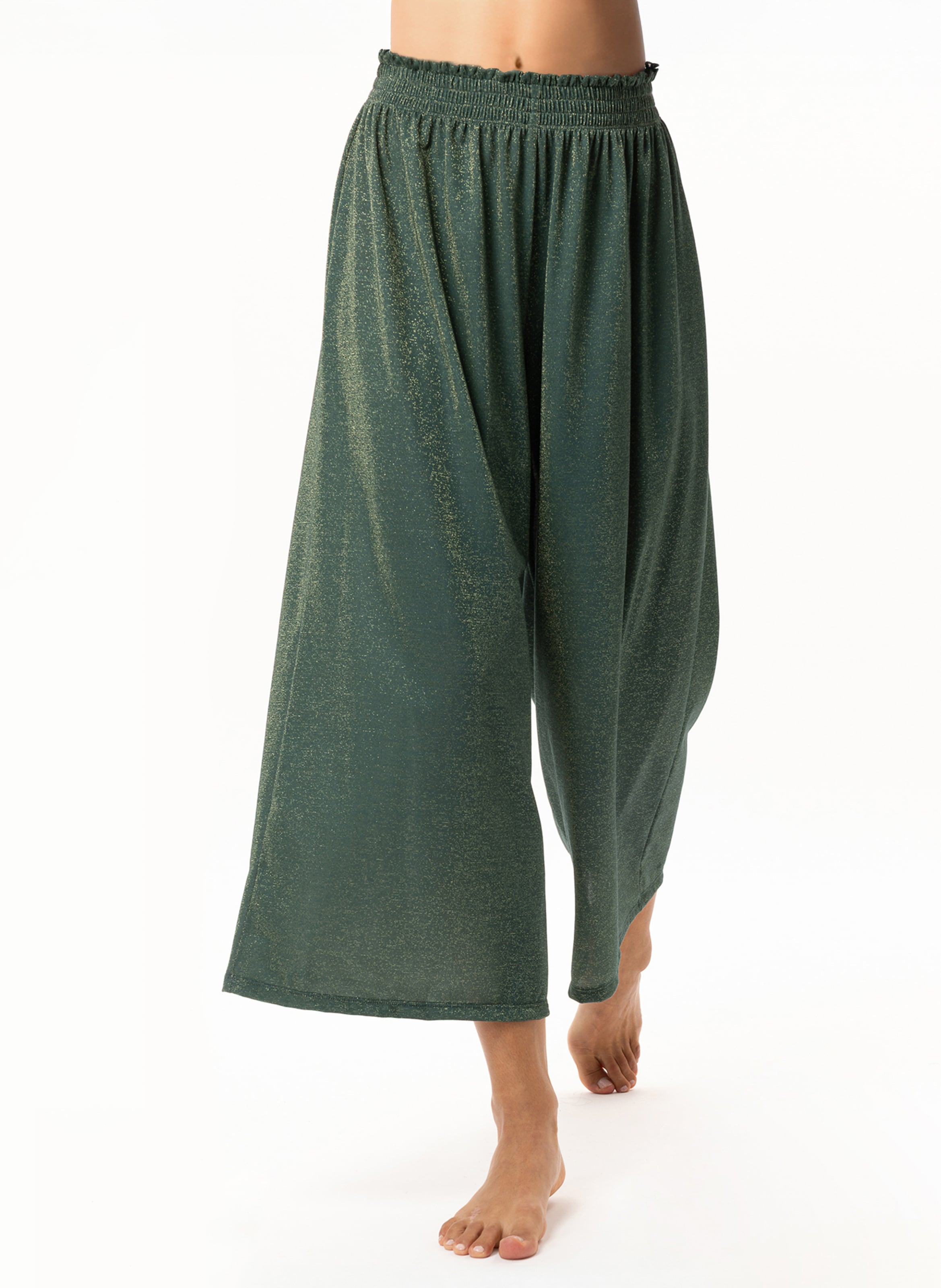 Pantalon en maille lurex coco 280 LE CHAT Vert