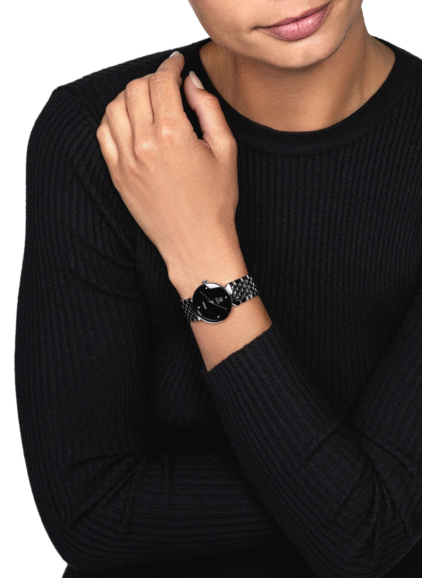 Montre quartz en acier inoxydable RADO Blanc