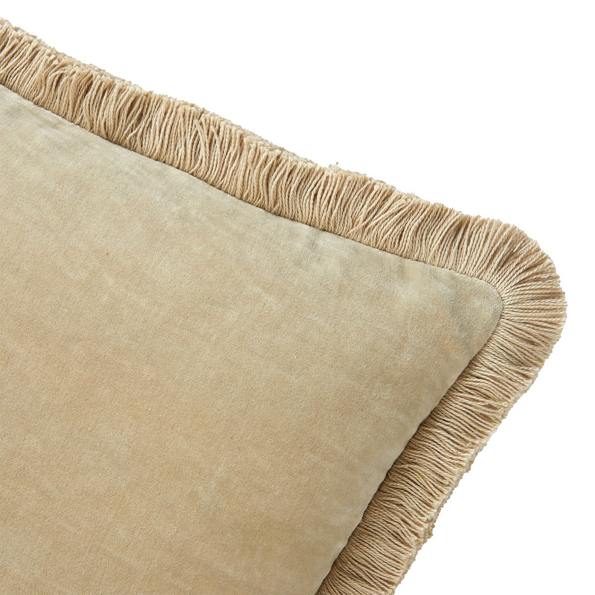 Housse de coussin en velours, romulus DESFORGES Gris