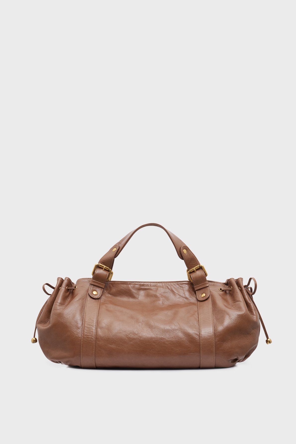Sac à main en cuir effet froissé - 24h GERARD DAREL Beige