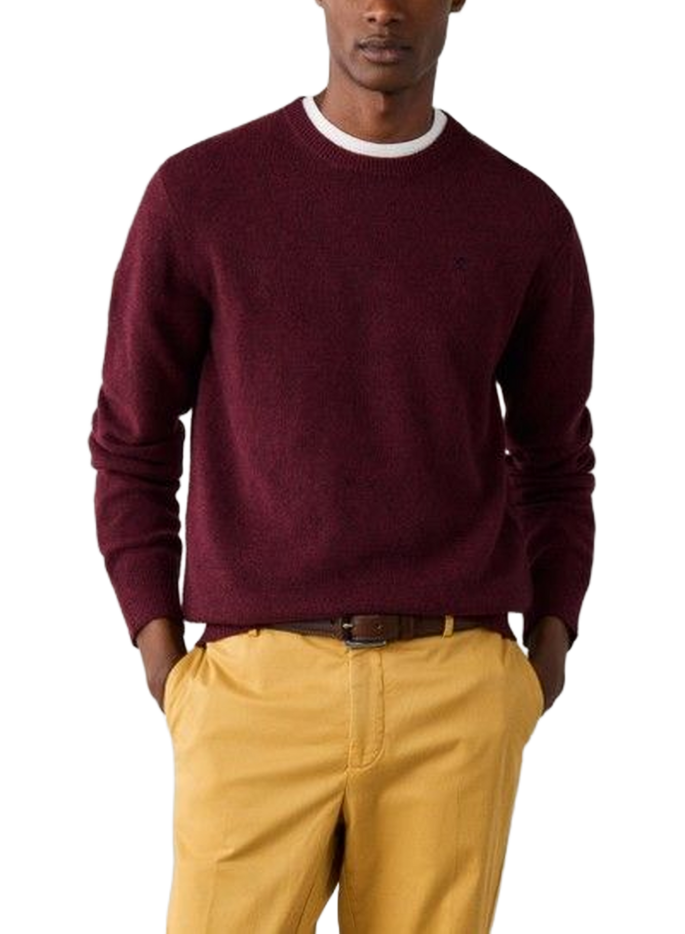 Pull droit en laine HACKETT Rot