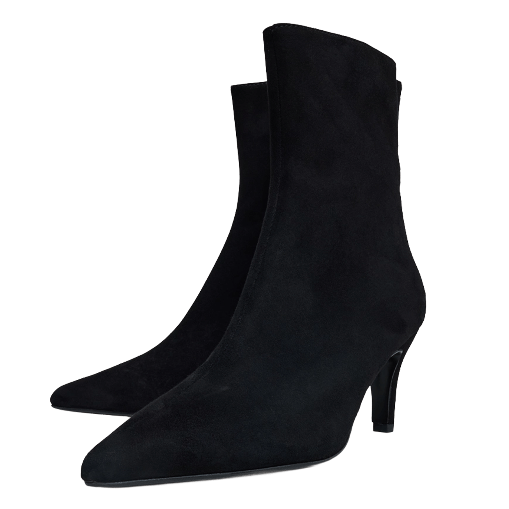 Bottines à talons en cuir diemina JONAK Noir
