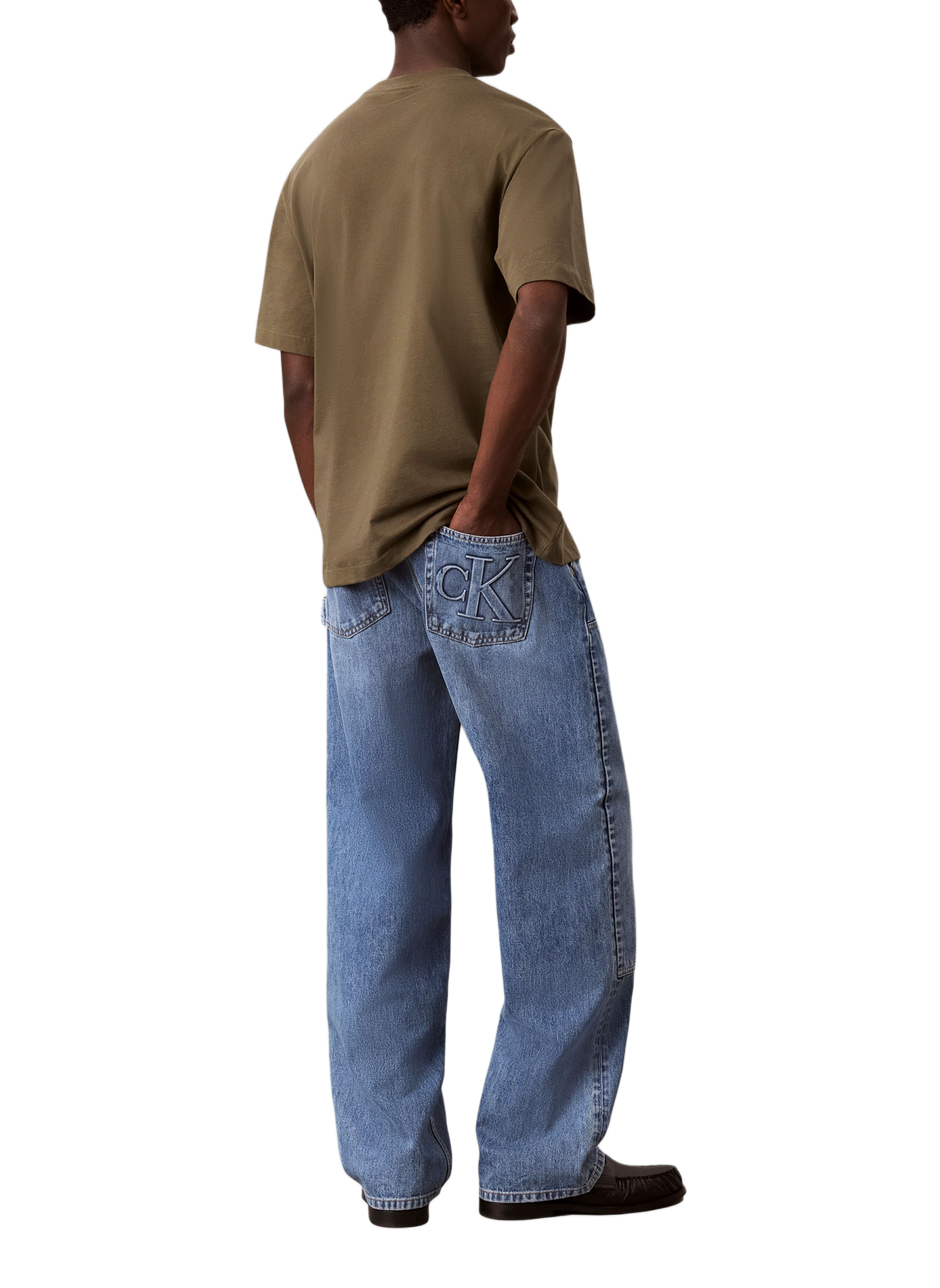 Classic Cotton T-Shirt CALVIN KLEIN Khaki