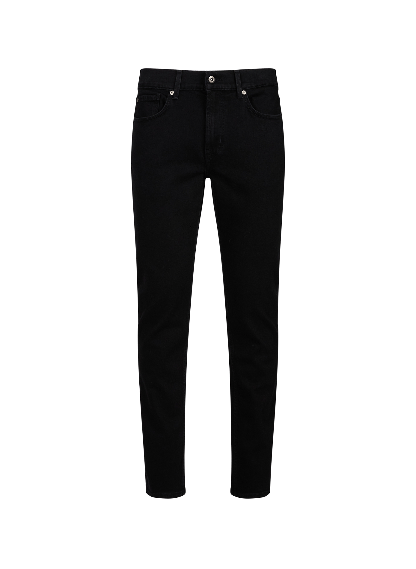 Straight-leg cotton-blend jeans 7 FOR ALL MANKIND Blue