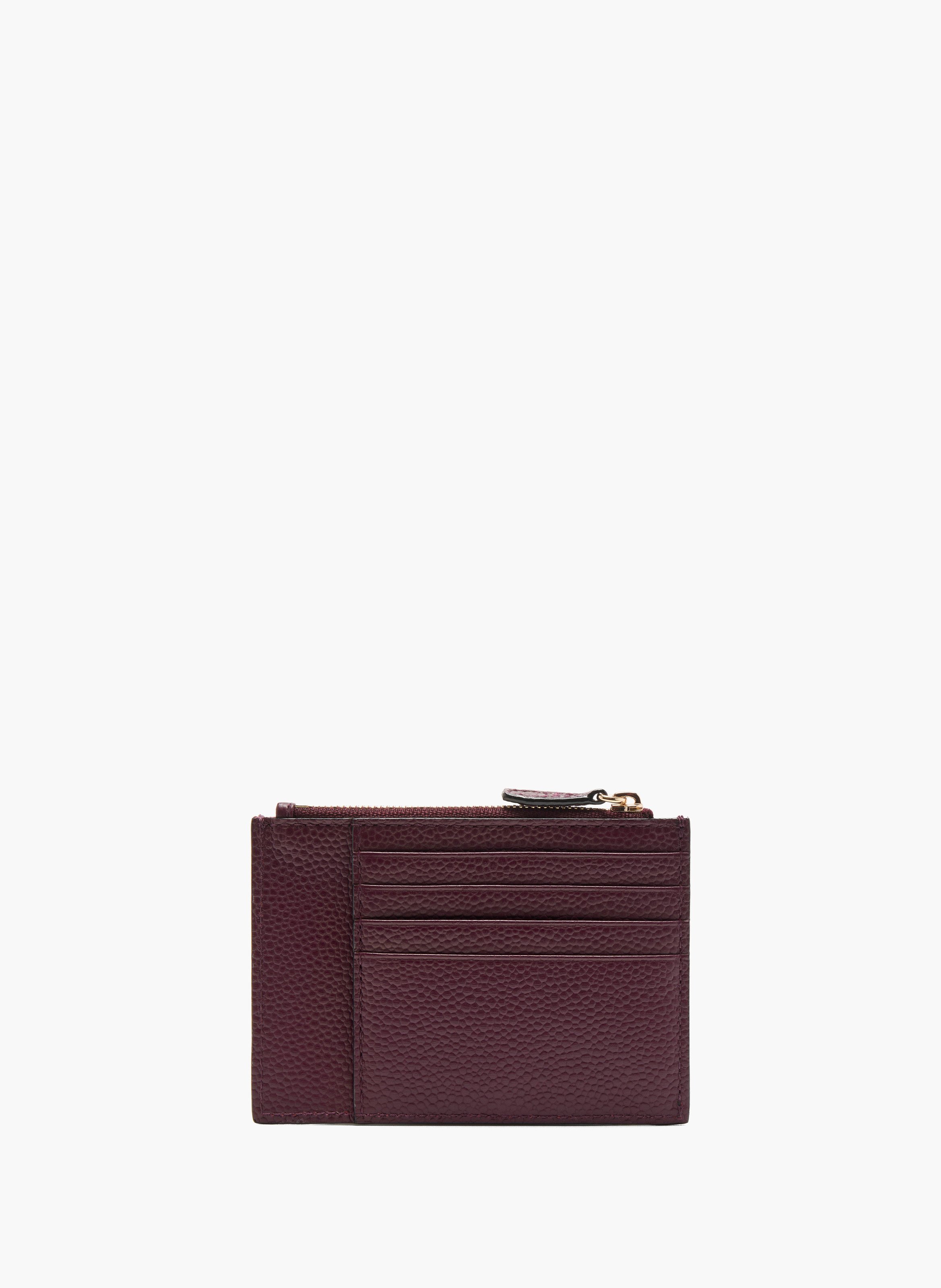 Porte-cartes à soufflet ninon de lancel, cassis et or LANCEL Violet