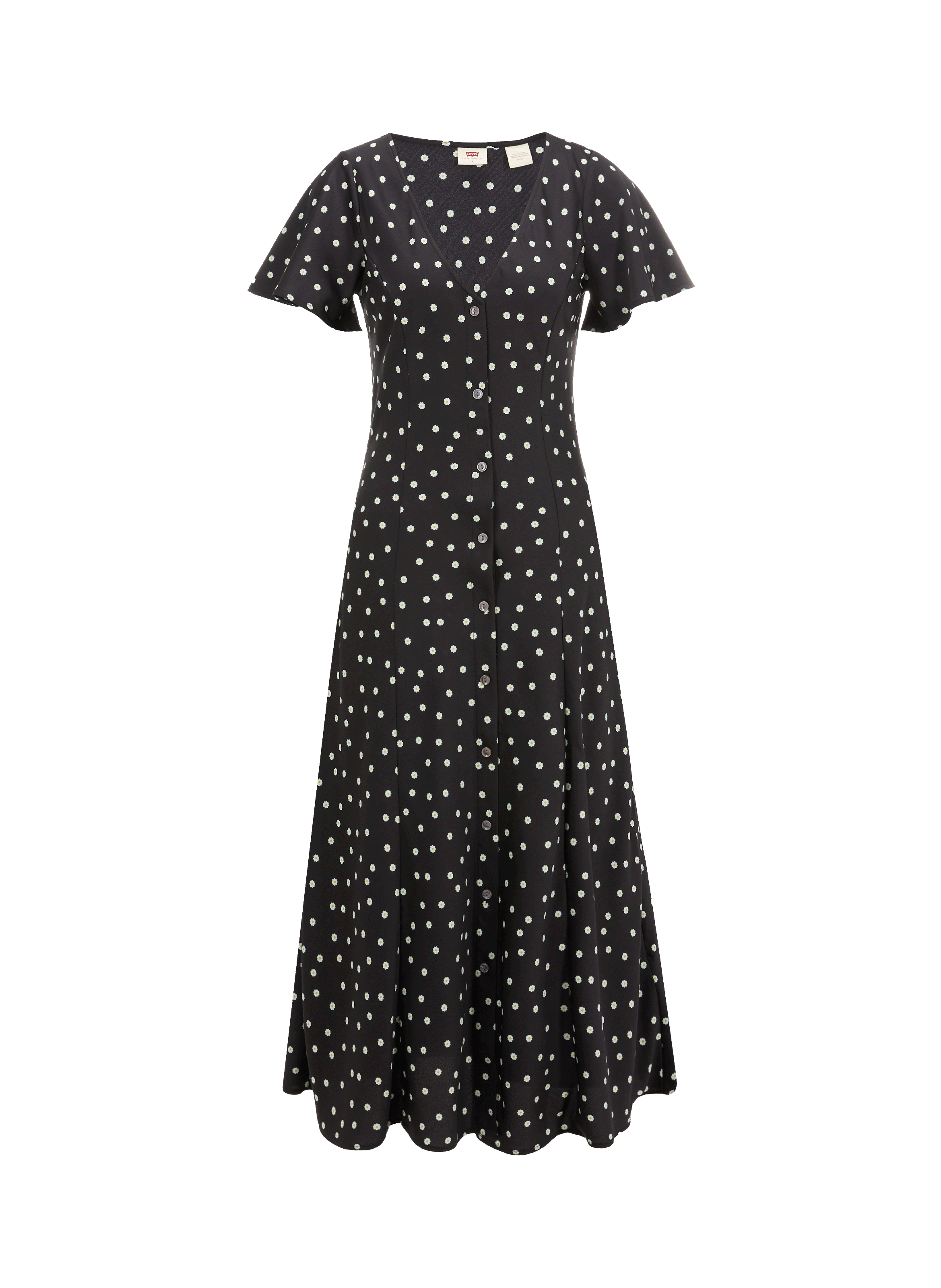 Robe midi à imprimé floral