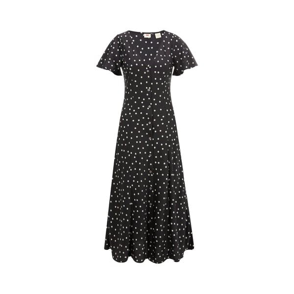 Robe midi à imprimé floral