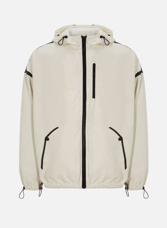 Hooded jacket Beige by 45.EW 45.EW Hooded jacket Beige
