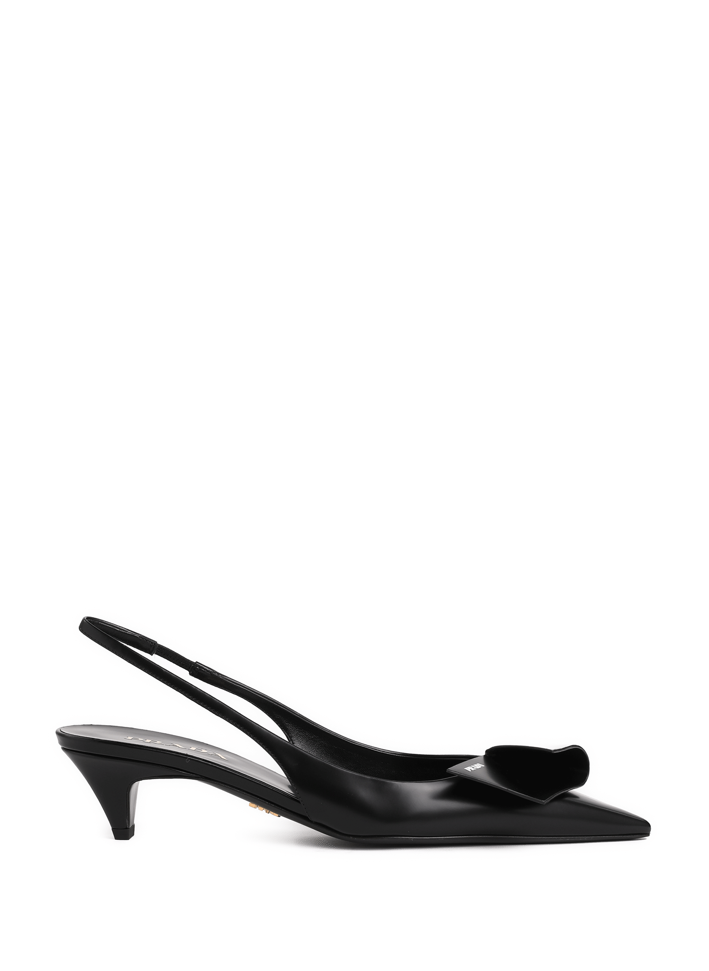 Sandales en cuir PRADA Noir