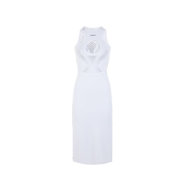 Coperni X Puma Cut-out Detail Midi Dress In Blue