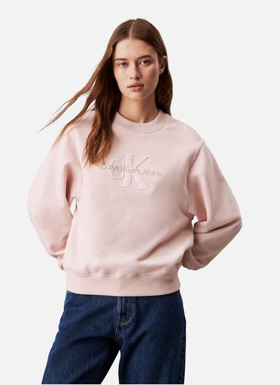 Ladies calvin klein sweatshirt sales