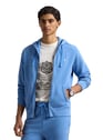 Cotton zip-up hoodie  | Blue by POLO RALPH LAUREN POLO RALPH LAUREN Cotton zip-up hoodie  | Blue