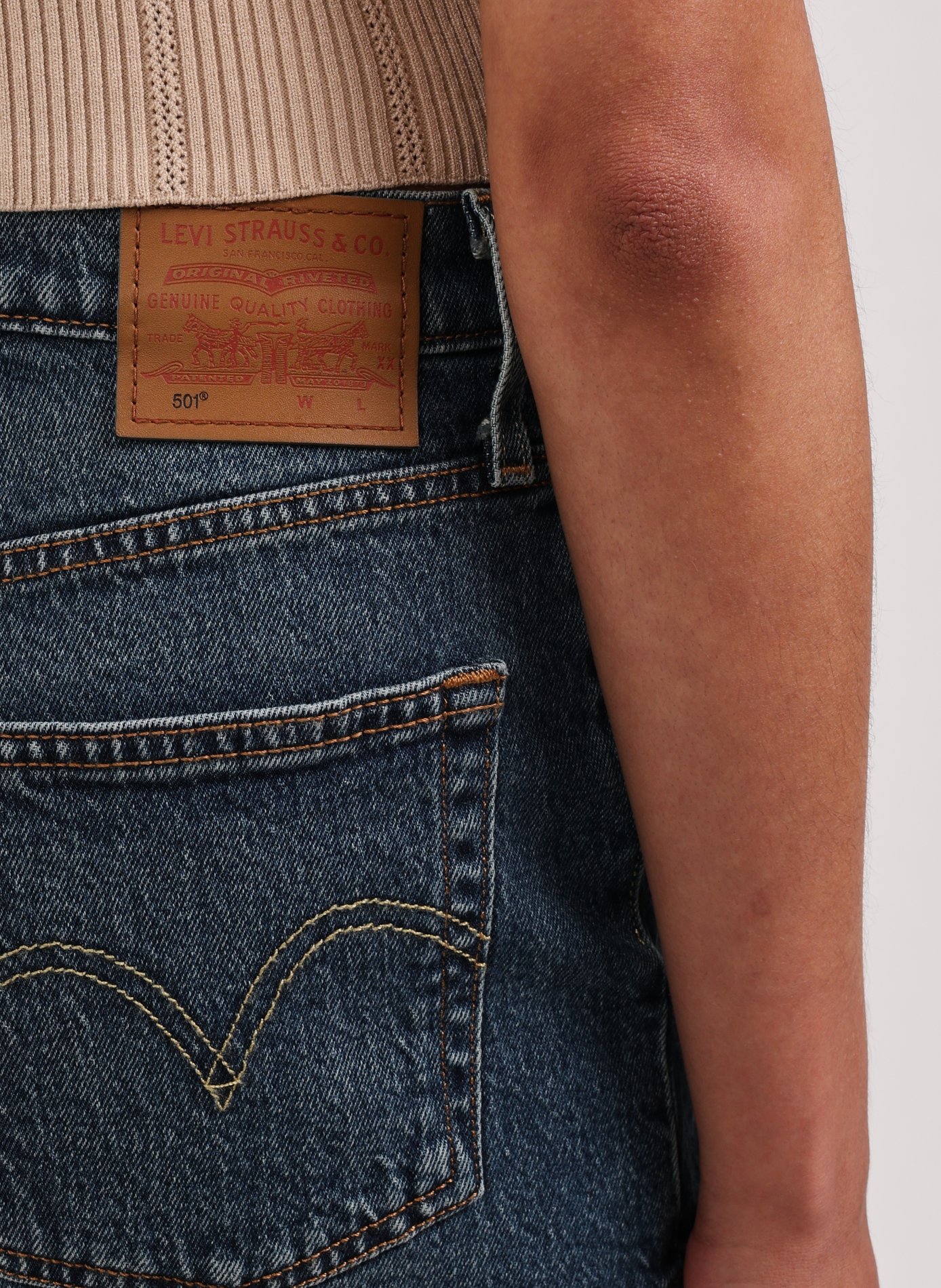 501 denim shorts LEVI&#039;S Blue