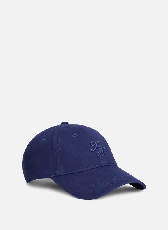 Cotton baseball cap Blue by TOMMY HILFIGER TOMMY HILFIGER Cotton baseball cap Blue