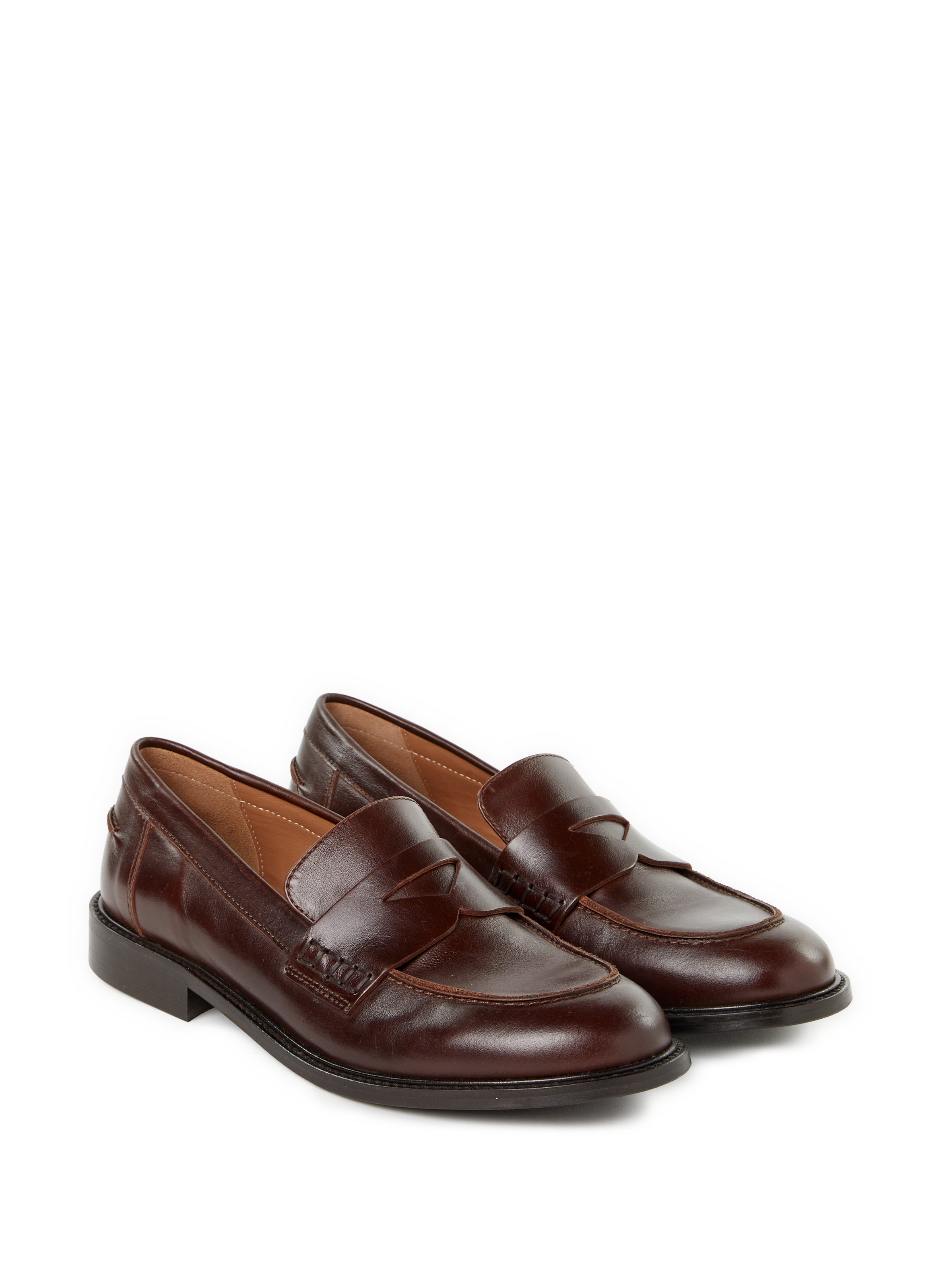 Mocassins Billie en cuir SAISON 1865 Marron