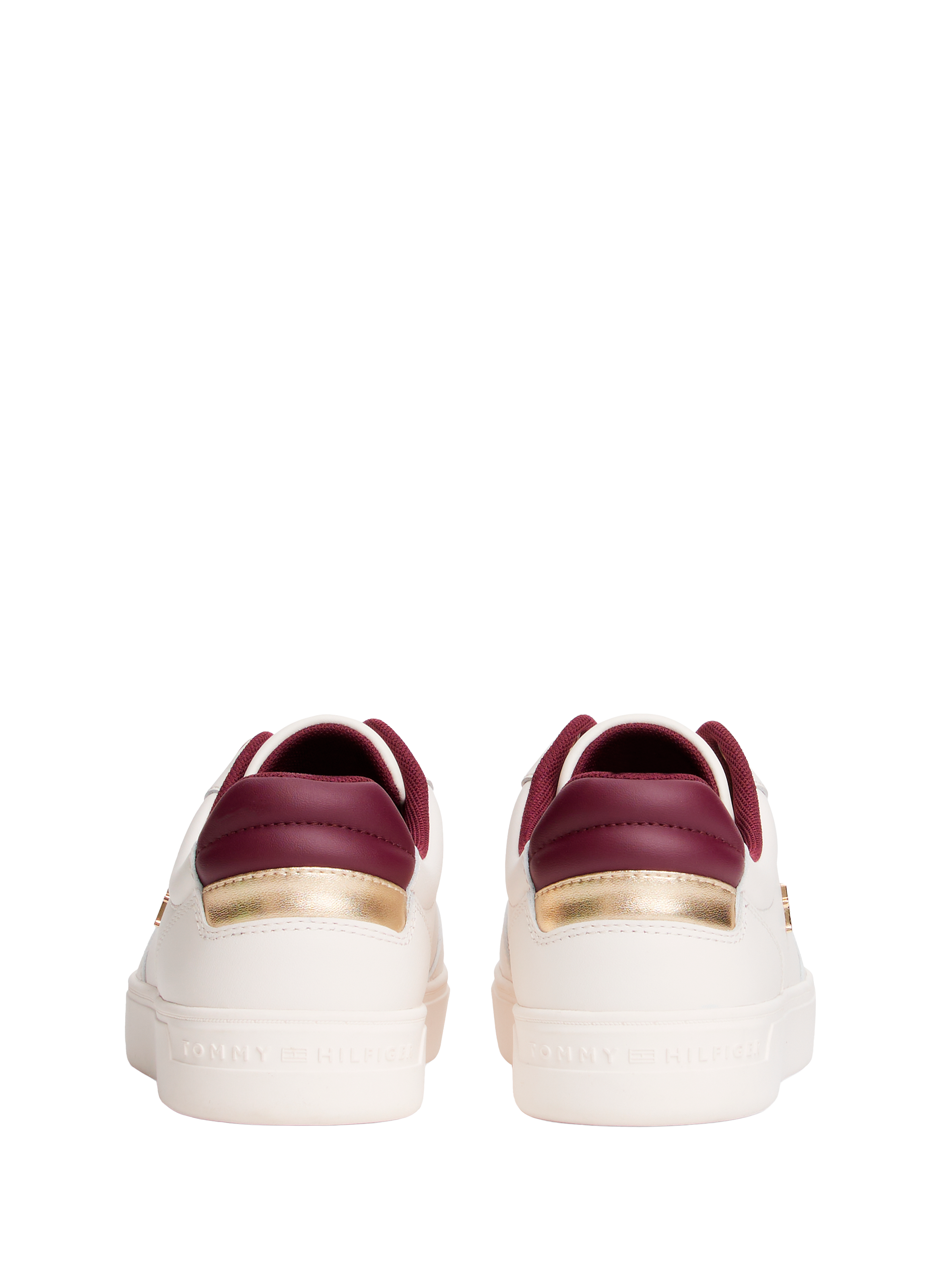 Baskets en cuir TOMMY HILFIGER Beige