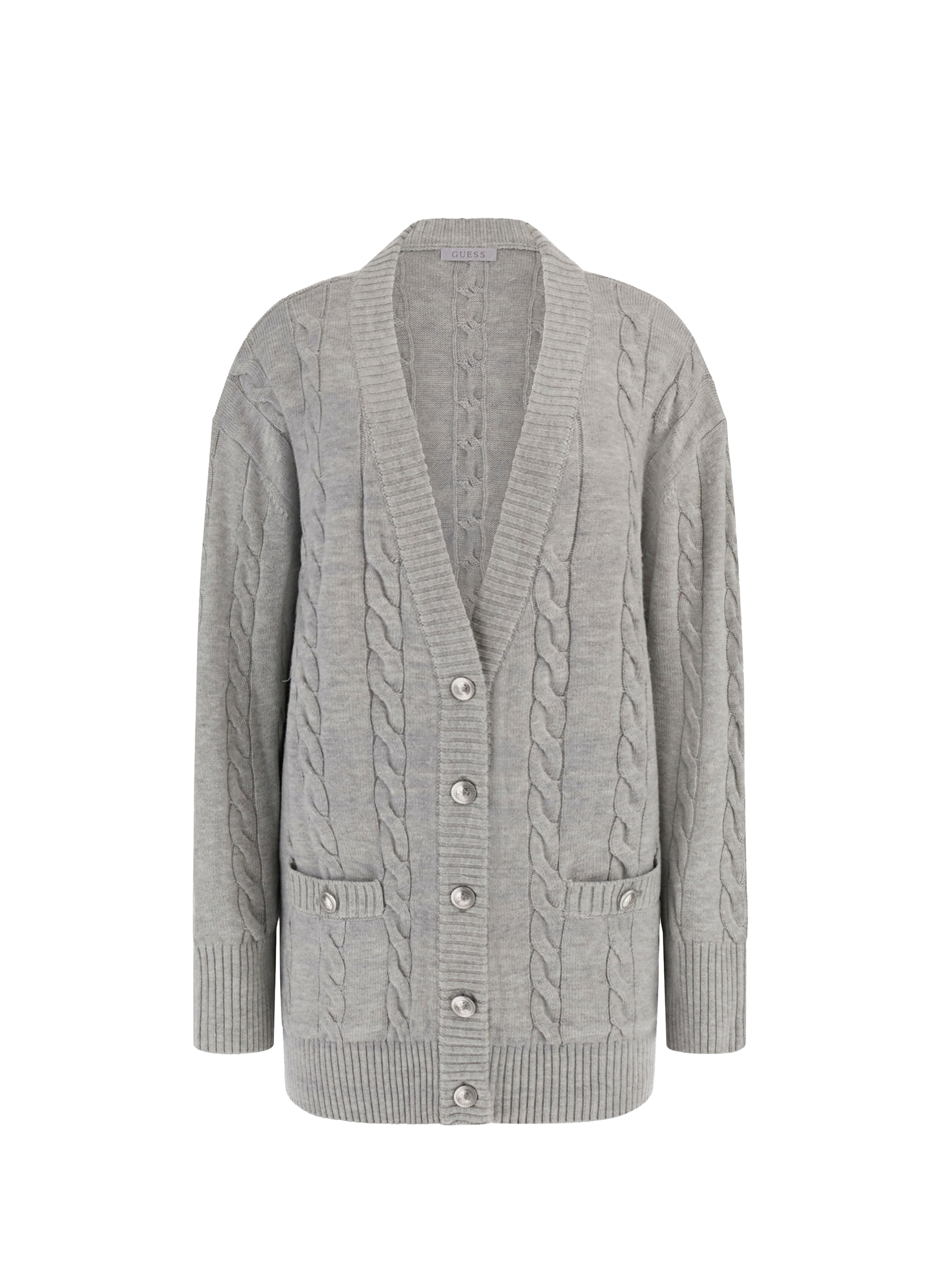 GUESS Knitted cardigan Grey