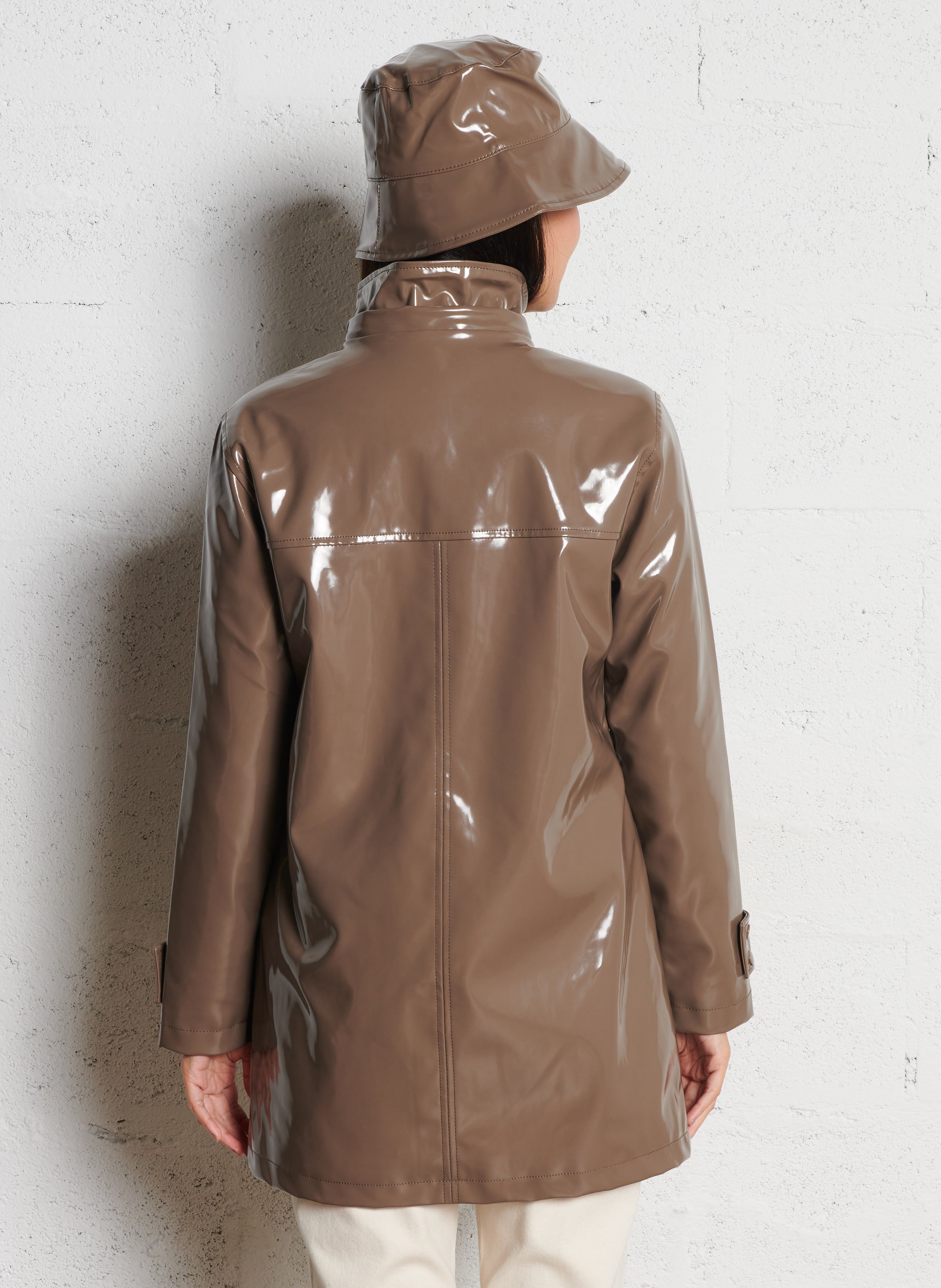 Imperméable à capuche vernis maé ARMOR-LUX Gris