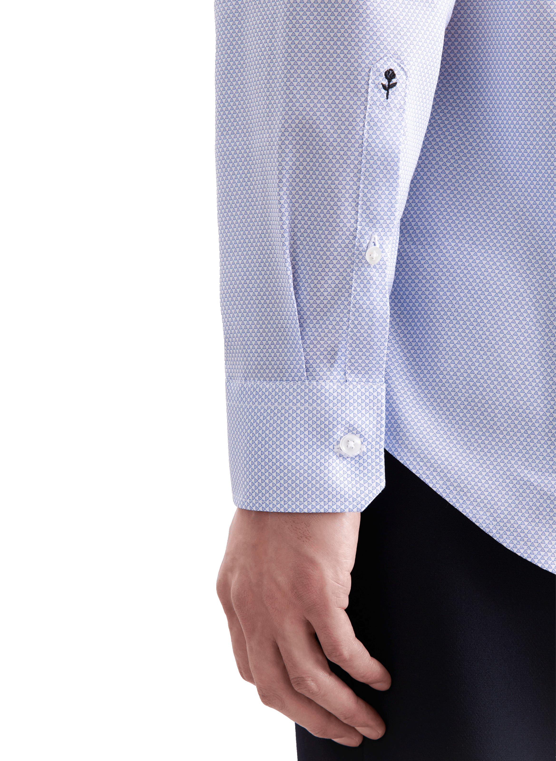  Printed cotton shirt SEIDENSTICKER Blue