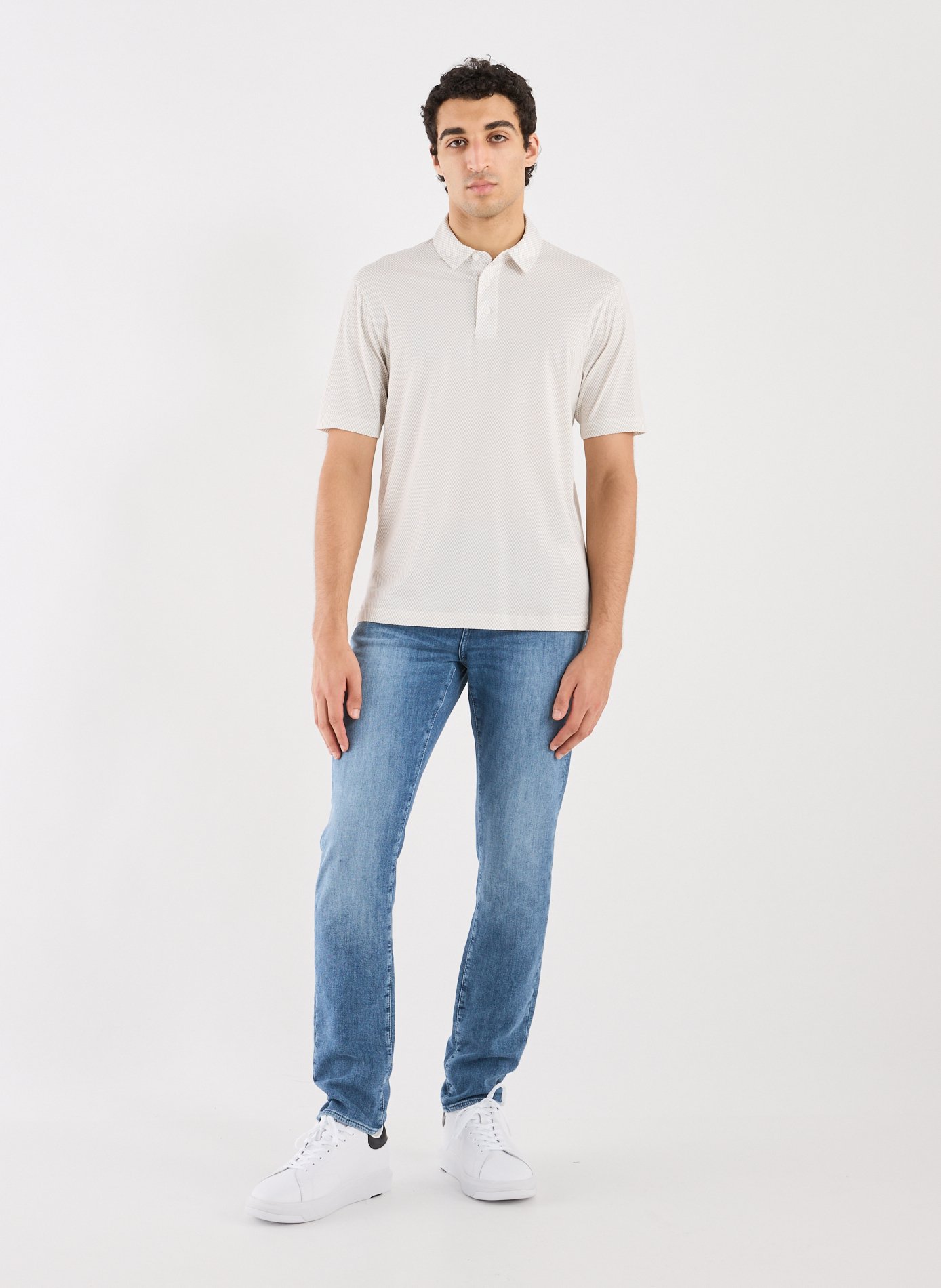 Cotton-blend slim-fit jeans ARMANI EXCHANGE Blue