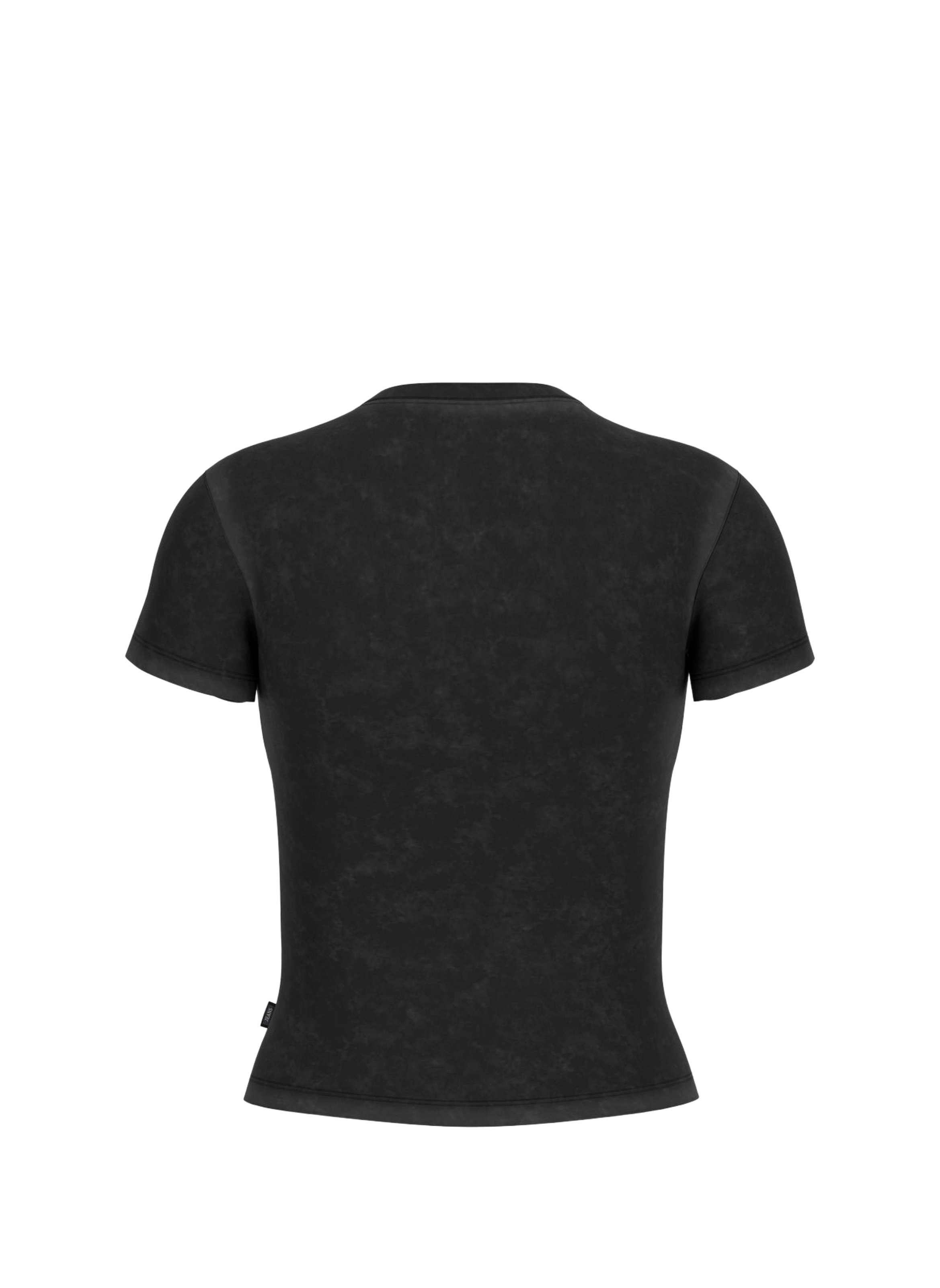 Cotton Logo T-shirt GUESS Black