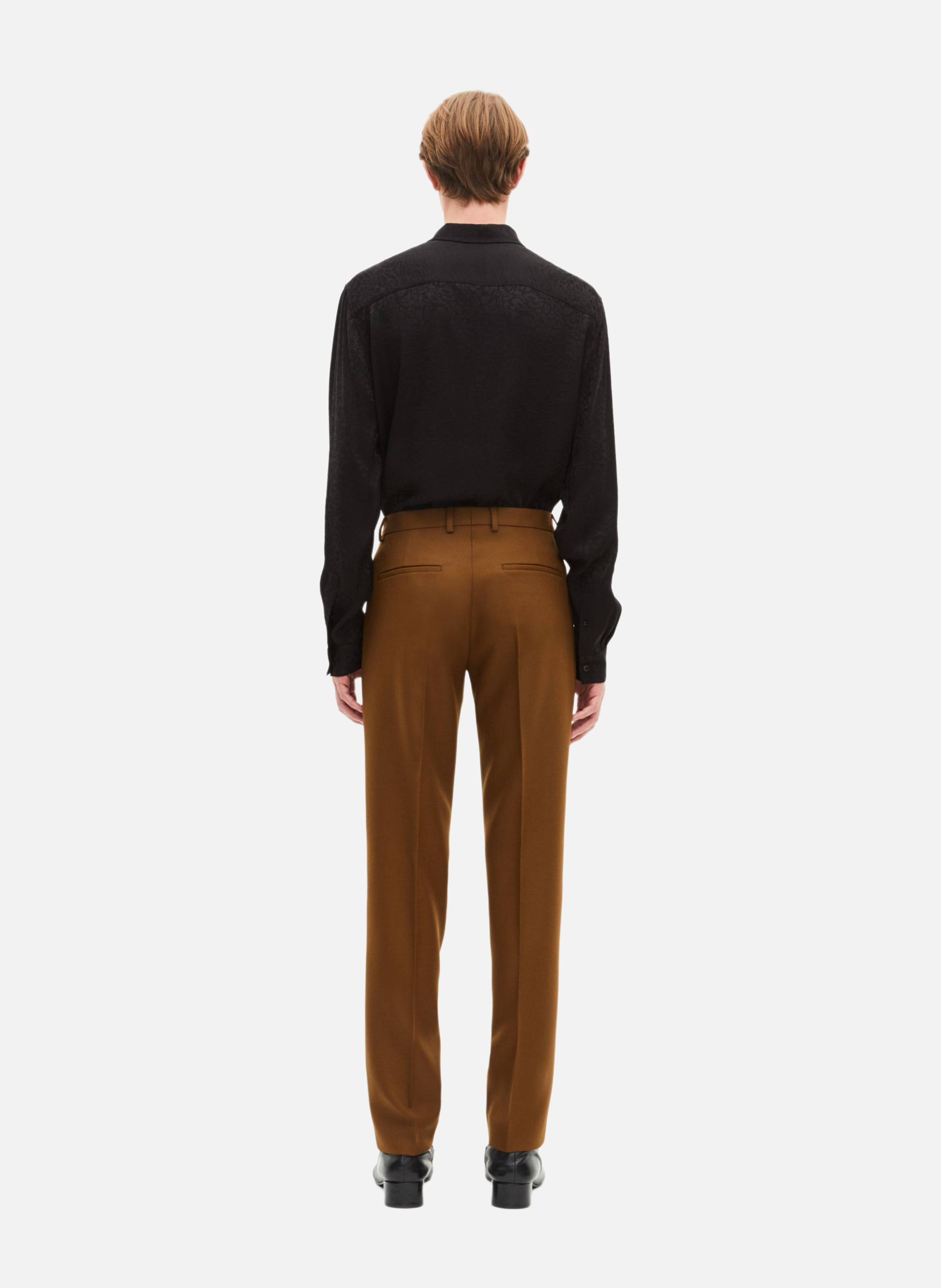 Pantalon de costume droit THE KOOPLES Marron