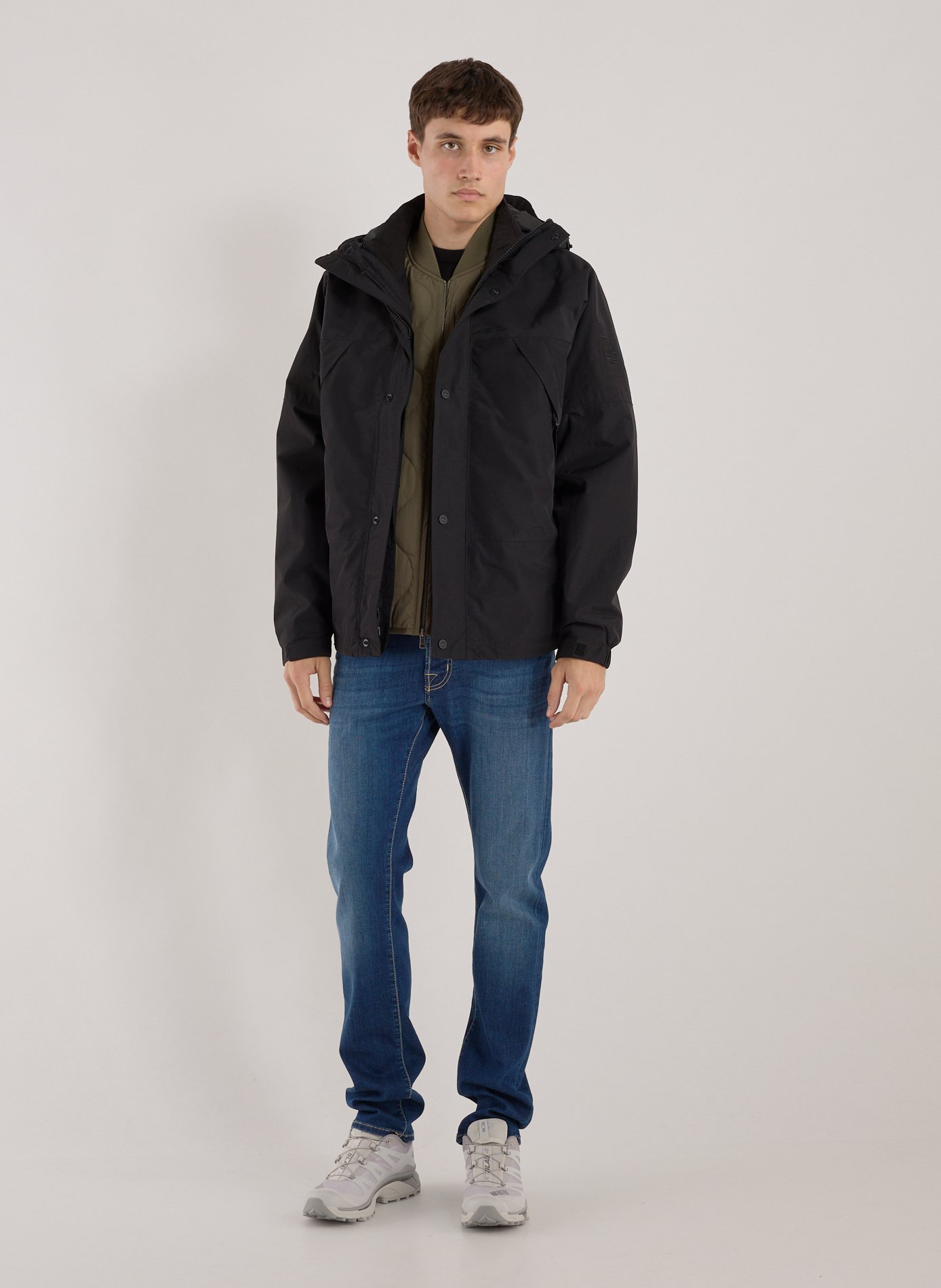 Reversible hooded jacket TIMBERLAND Black