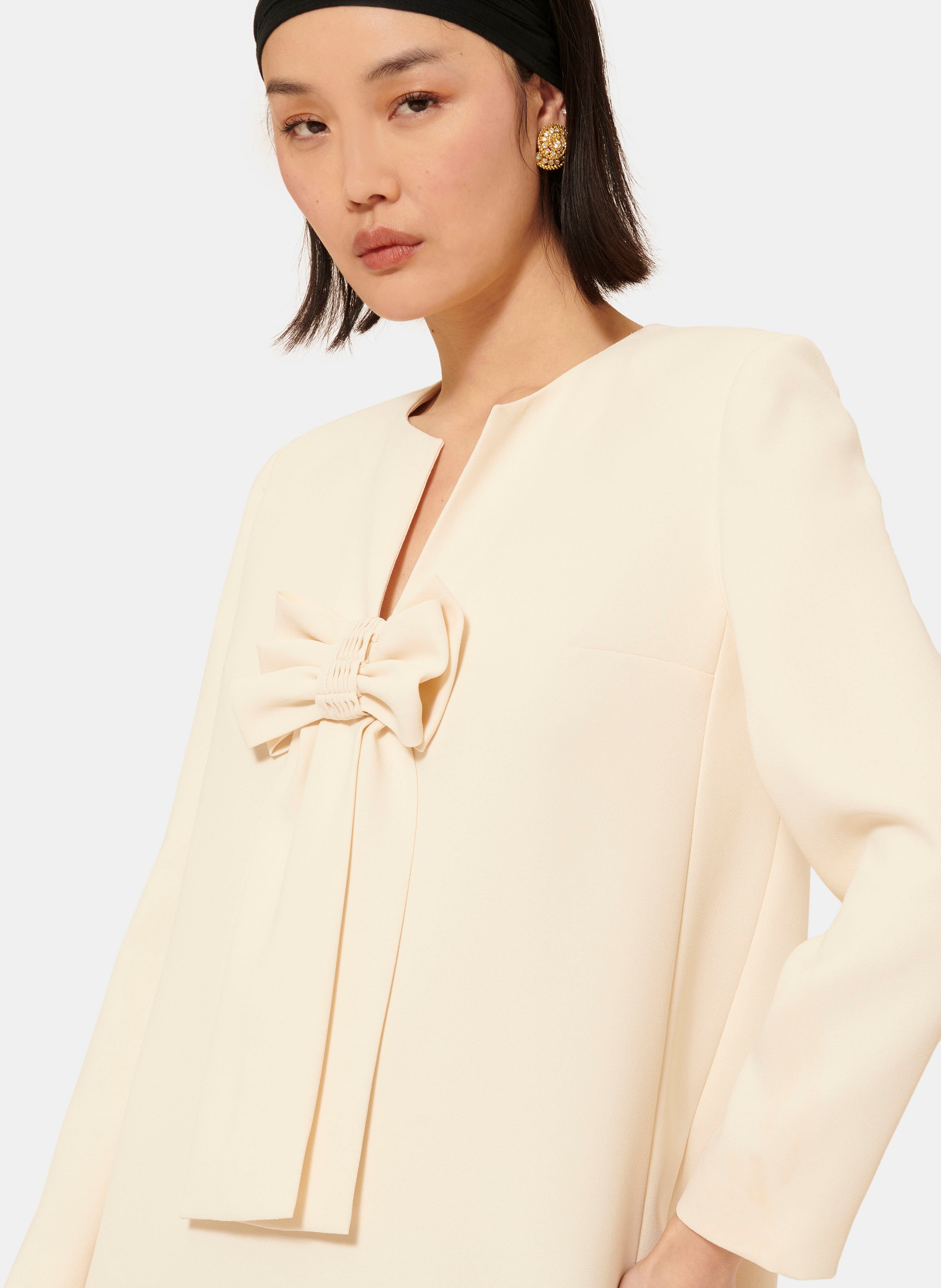 Robe rhonda TARA JARMON Blanc