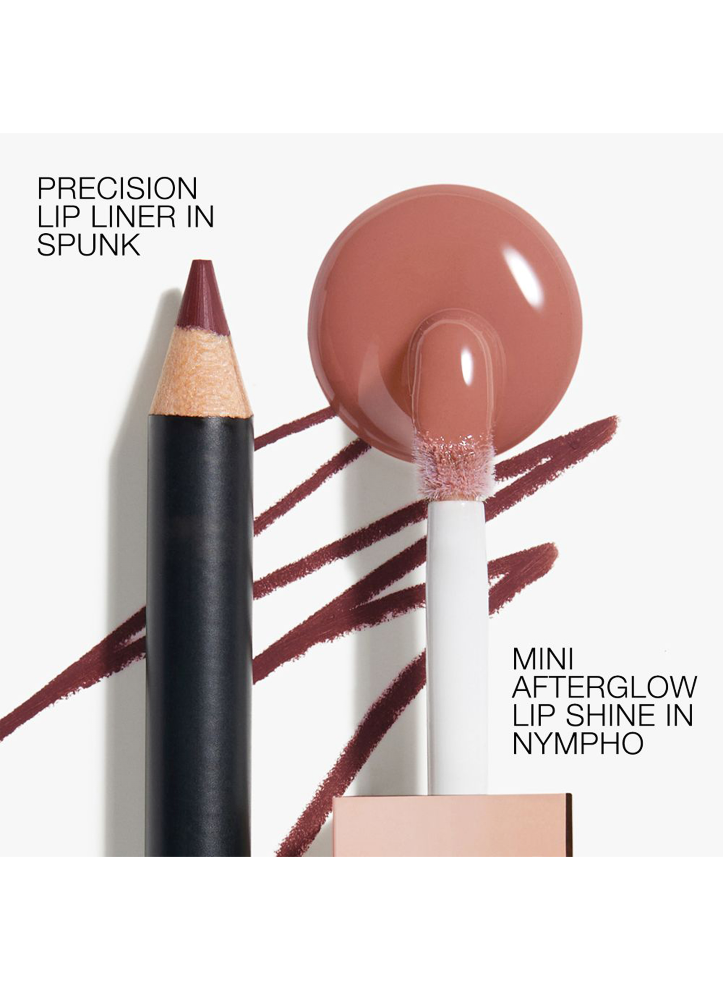 Line &amp; Shine Lip Duo - Duo crayon à lèvres et gloss à lèvres brillant Spunk/Nympho NARS Spunk lip liner