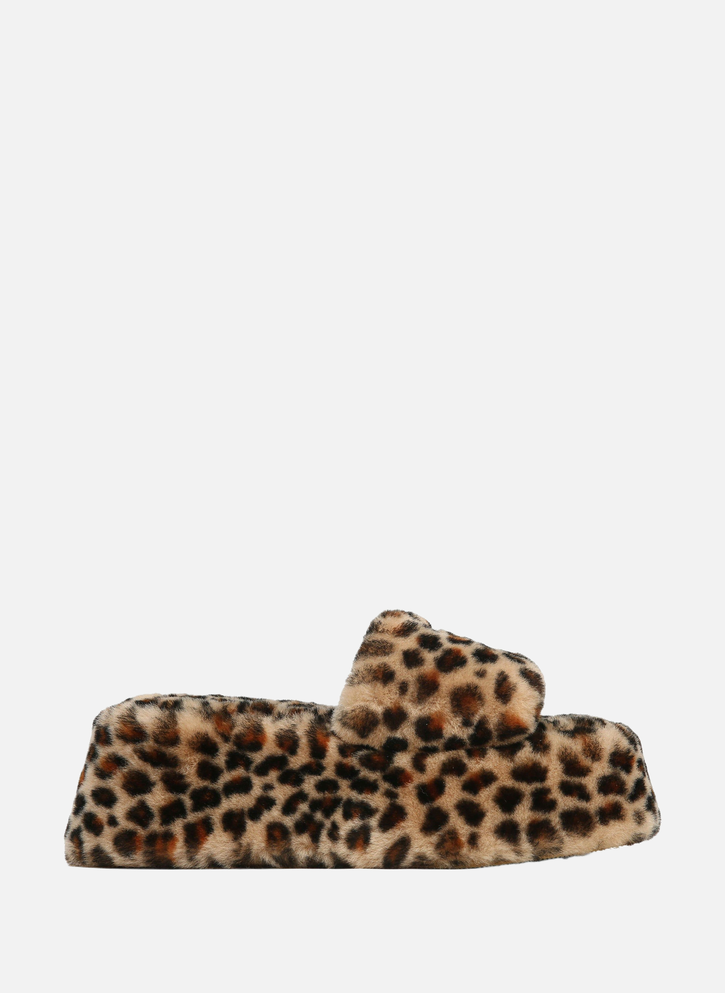 Sandales plates ivy NAKED WOLFE Marron