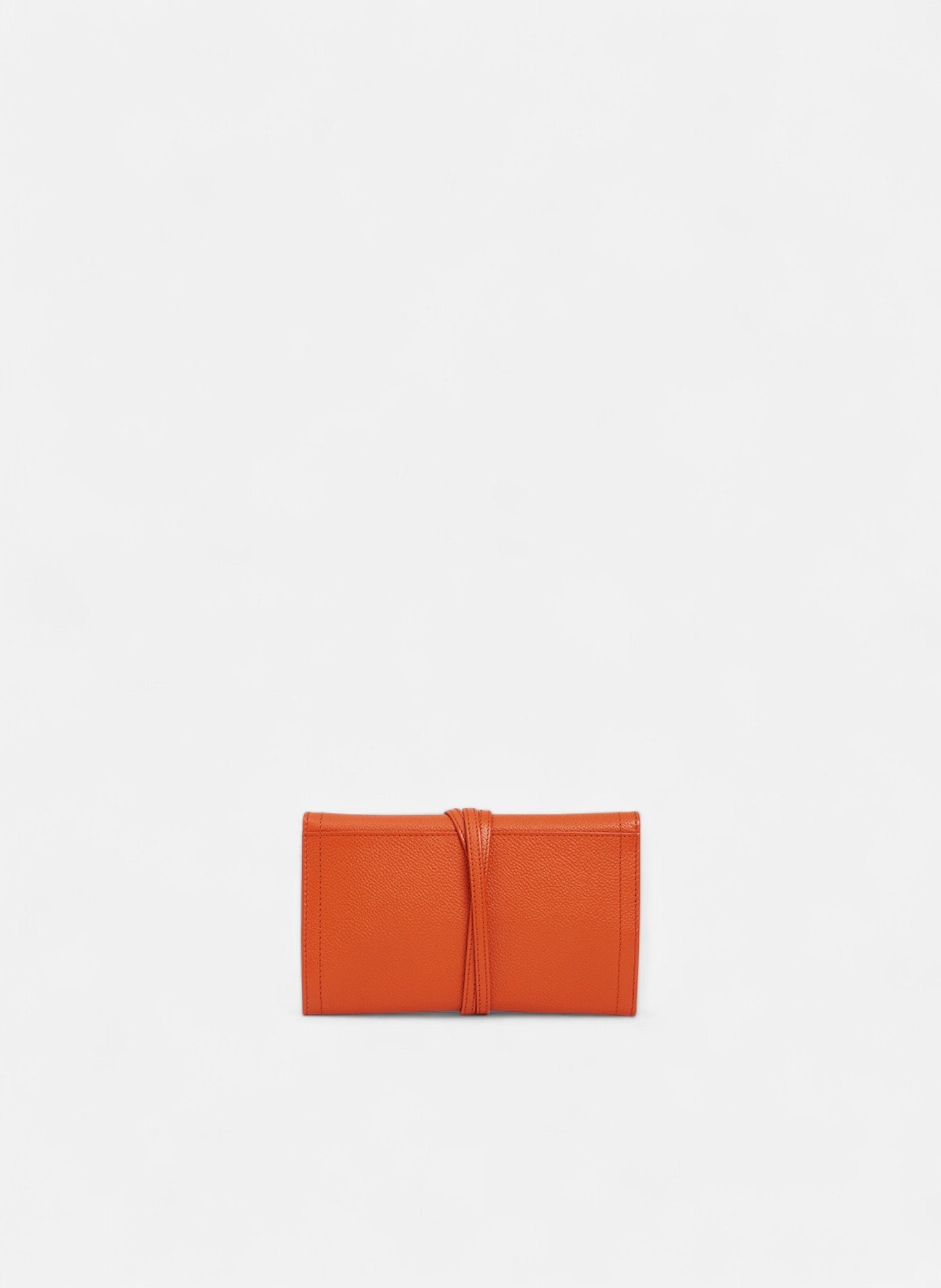 Coffret bijoux de voyage en cuir LE TANNEUR Orange