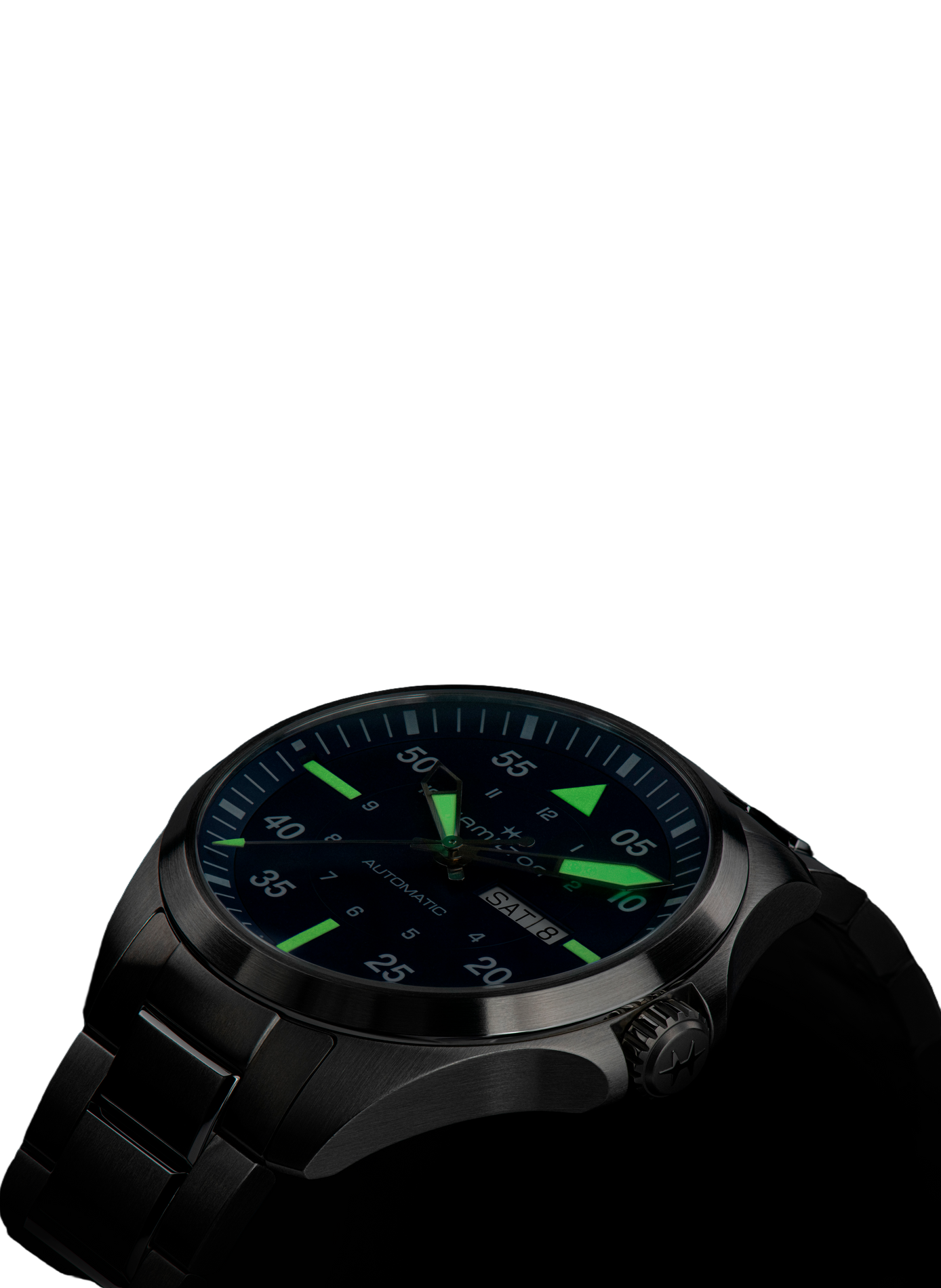 Montre automatique en acier inoxydable HAMILTON Rose