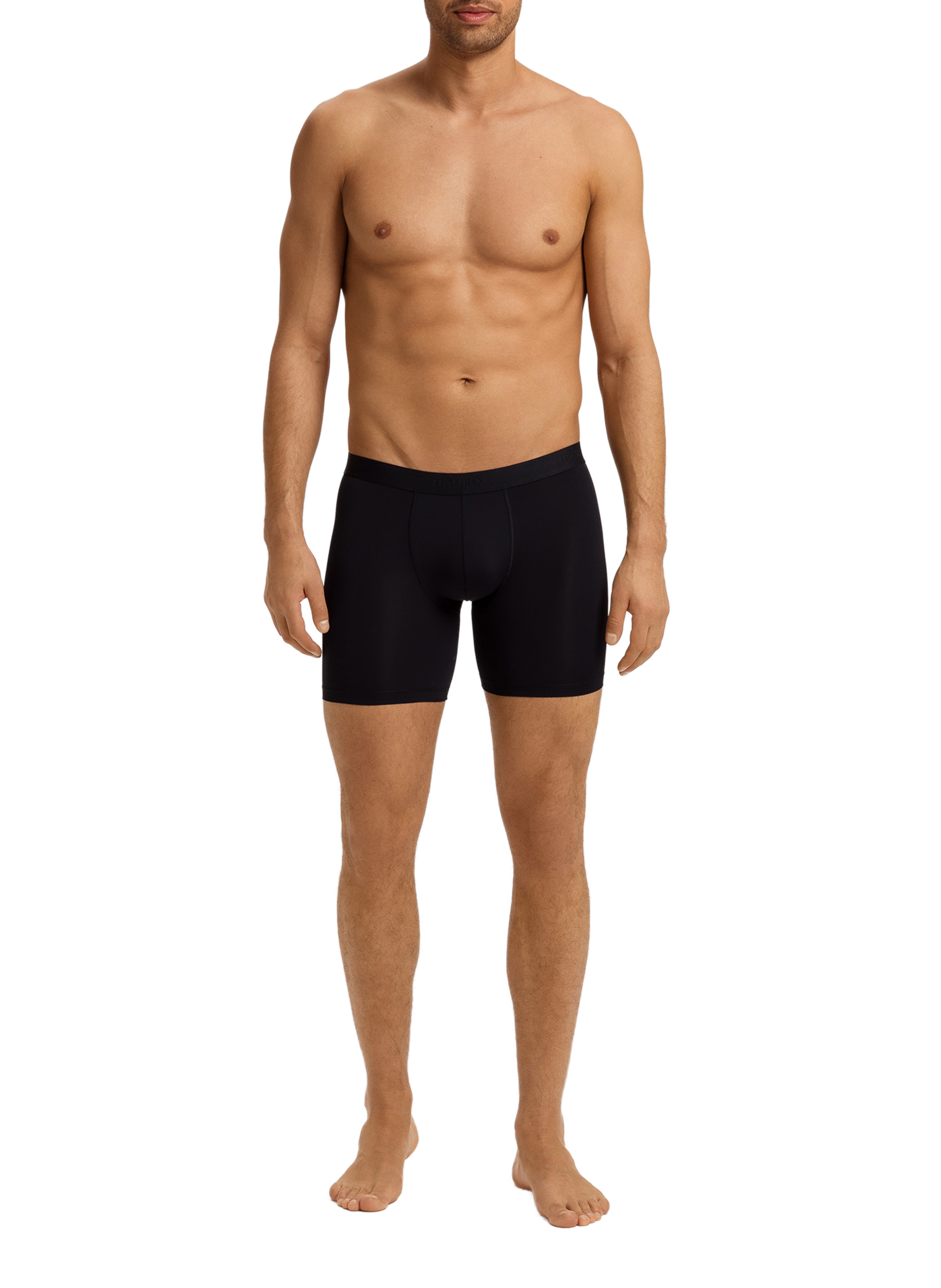 Solid color shorts HANRO Black