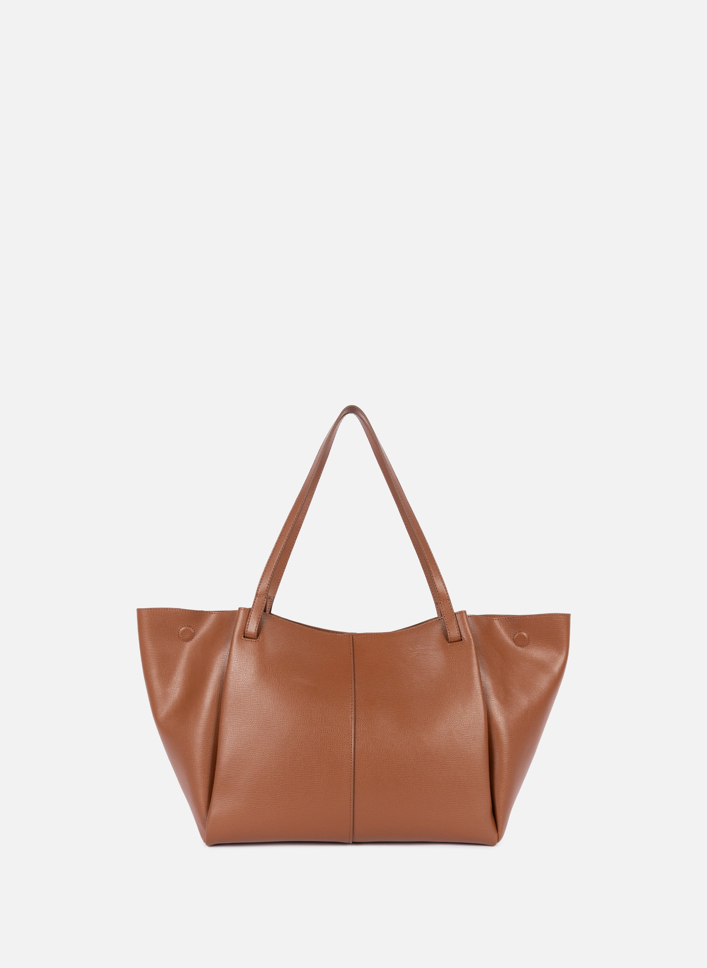 Très grand sac cabas épaule - sierra haus LANCASTER Brown