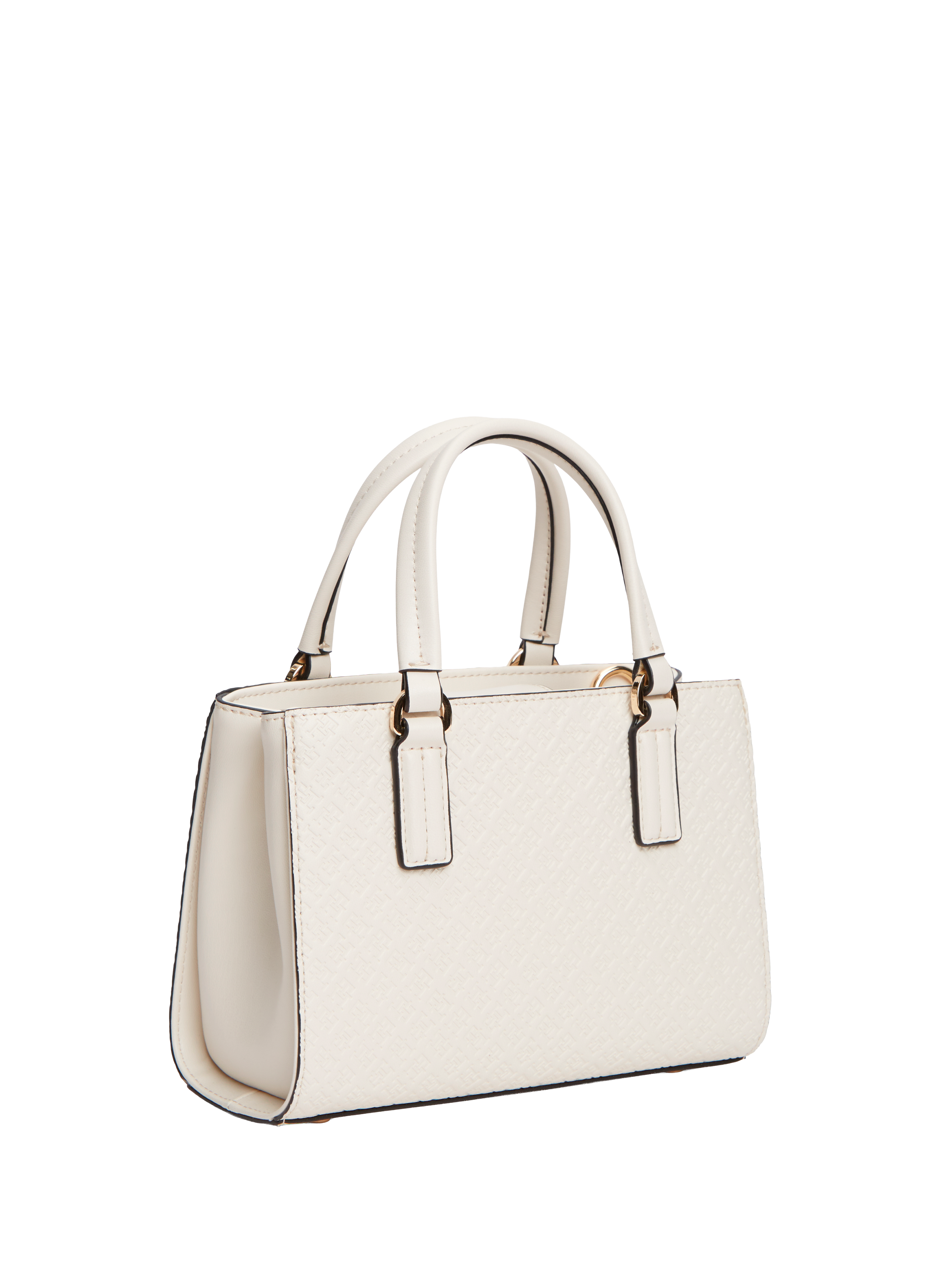 TH Monogram Daily Mini Tote Handbag TOMMY HILFIGER Beige