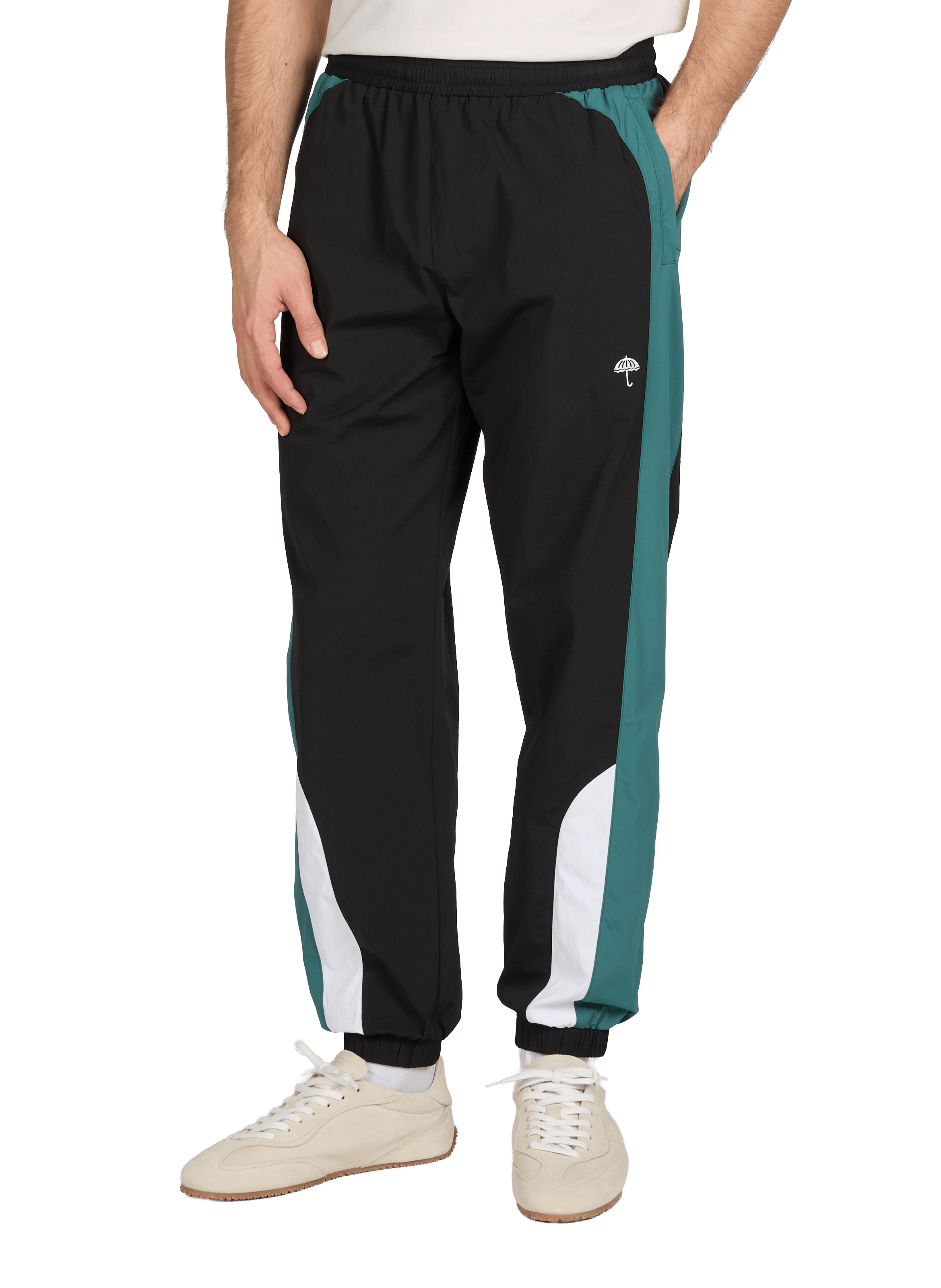 Pantalon de survêtement Ready tri-colore droit HELAS CAPS Noir