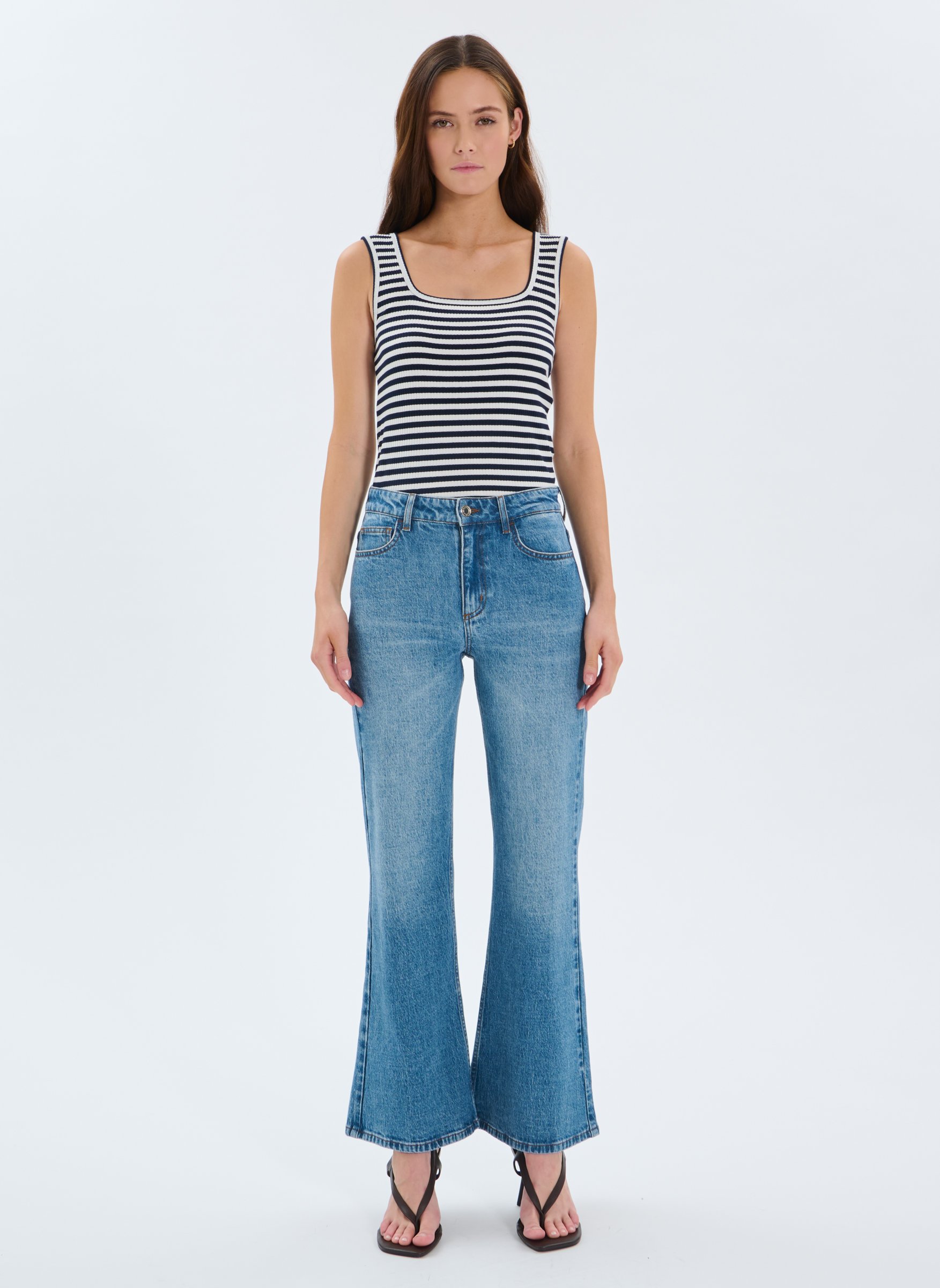 Jeans  flare 78 ZAPA Bleu