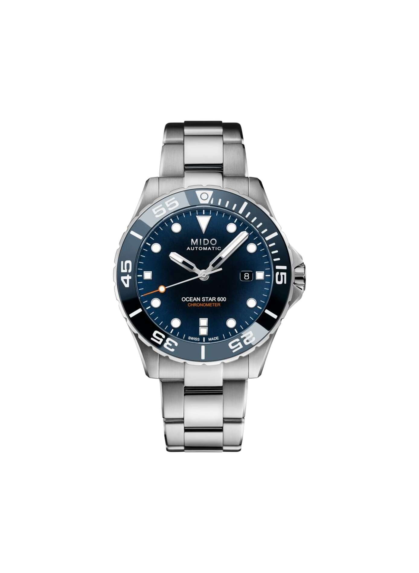Montre Mido Ocean Star 600 acier inoxydable MIDO Bleu