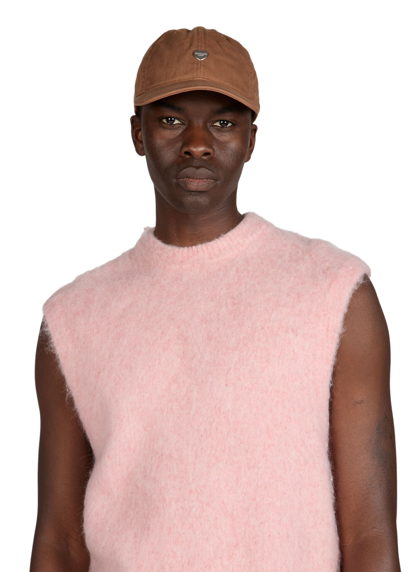 Cotton Logo Baseball Cap CARHARTT WIP Brown