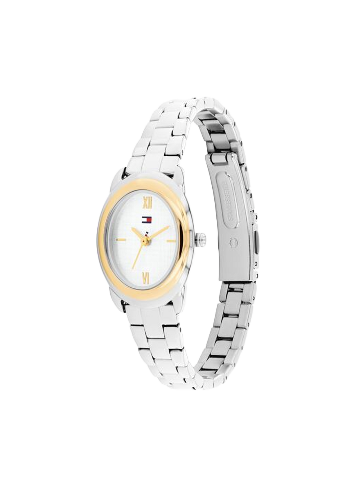 Montre quartz Demi en acier inoxydable TOMMY HILFIGER MONTRES Blanc