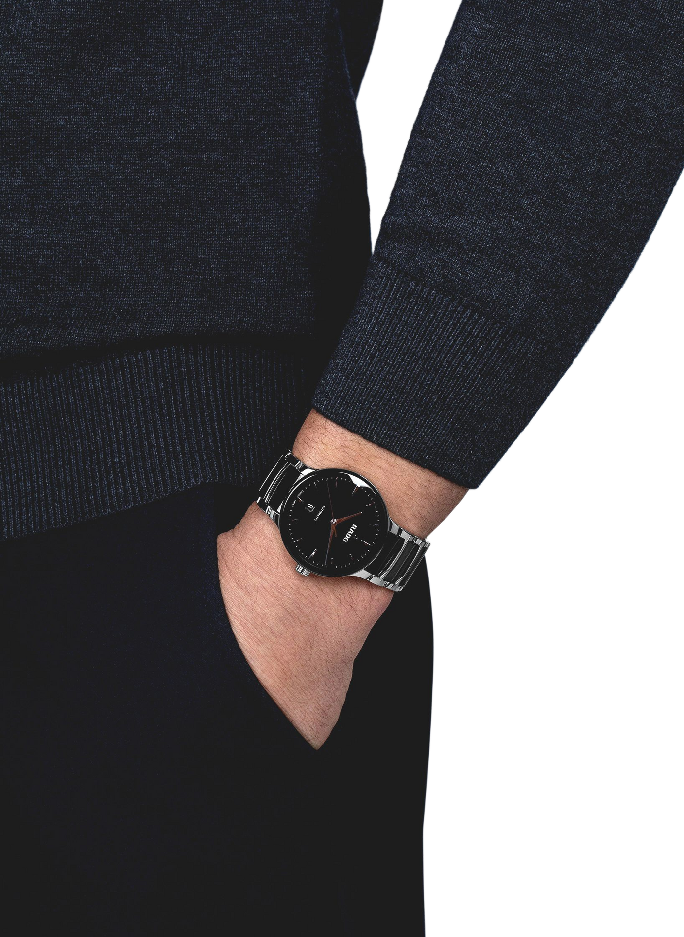 Montre automatique Centrix Automatic en céramique RADO Noir