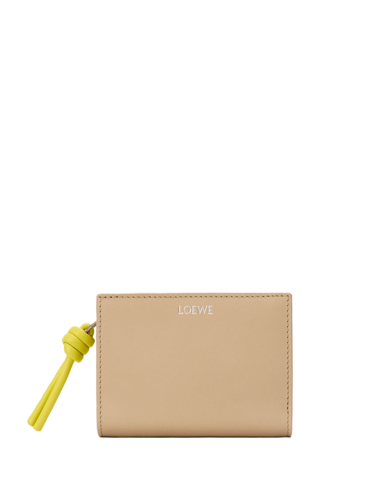 Calfskin Knot Wallet LOEWE Beige