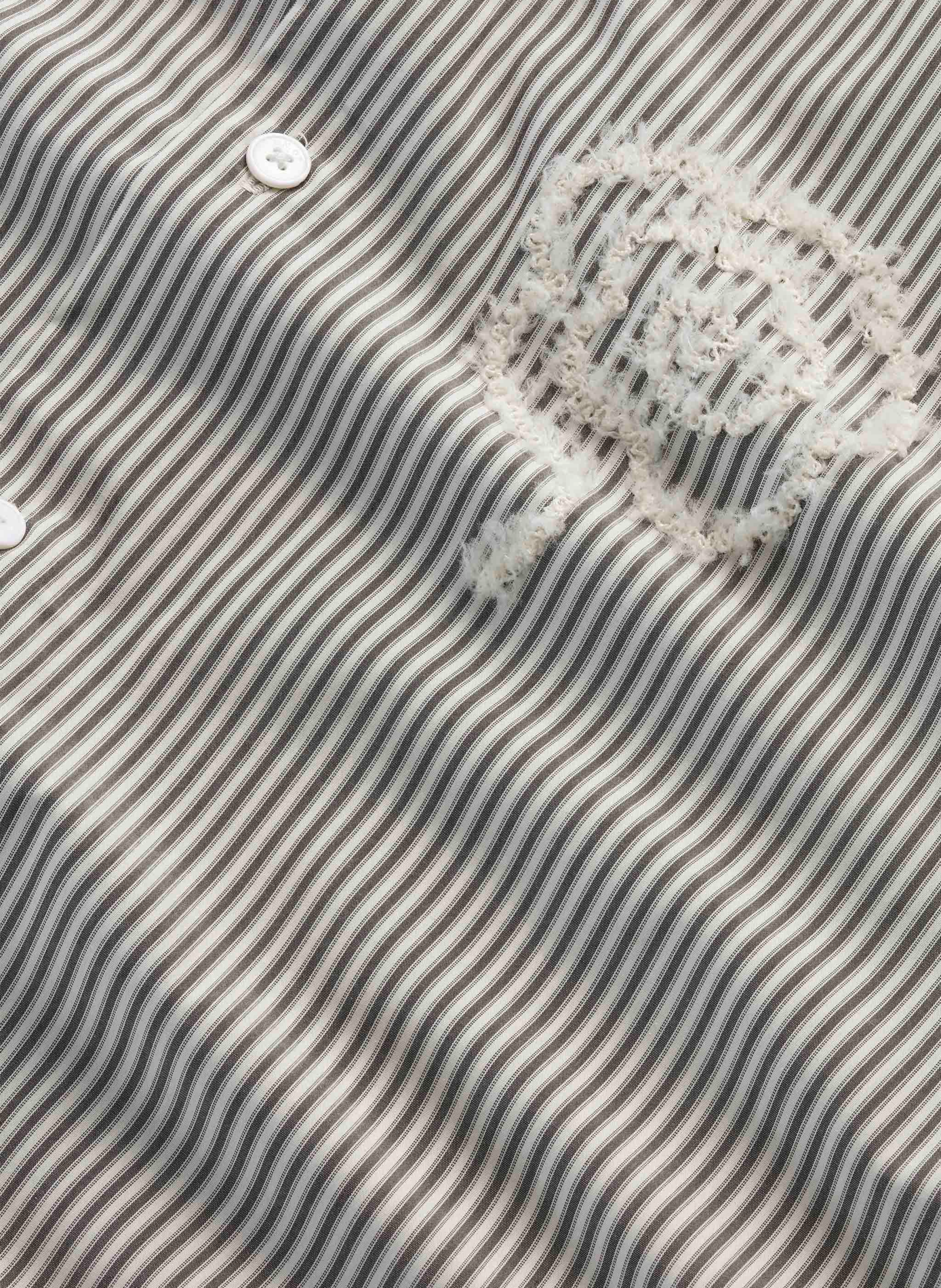 Chemise col classique manches contrastantes en coton NN.07 Brown