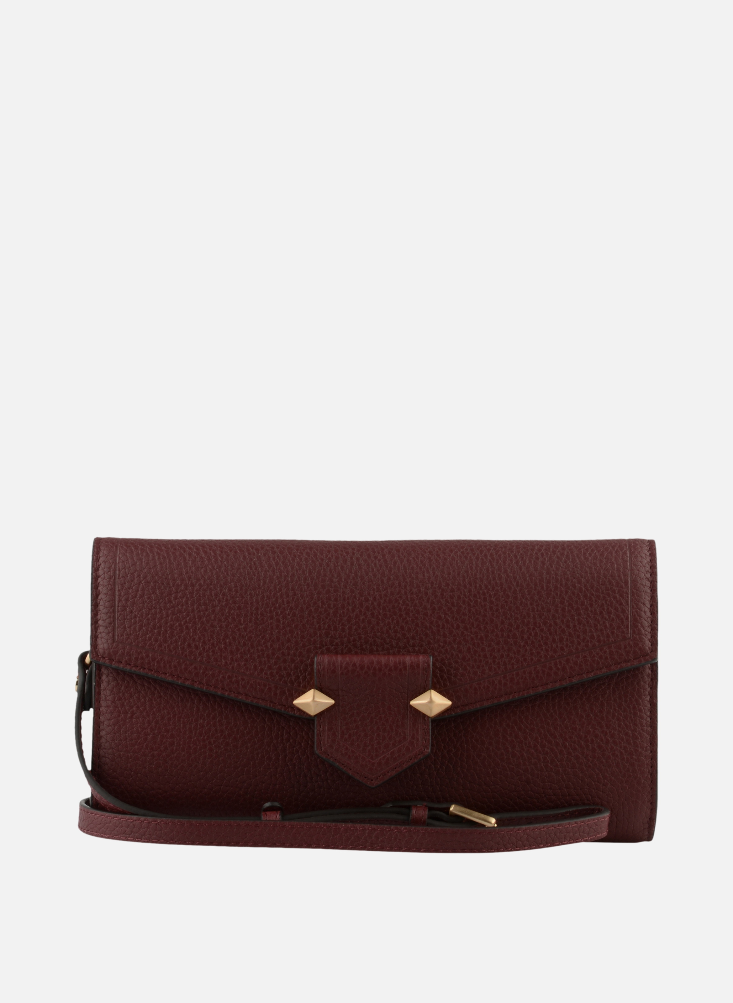 Sèvres | sac besace gm en cuir de vachette POURCHET Rouge