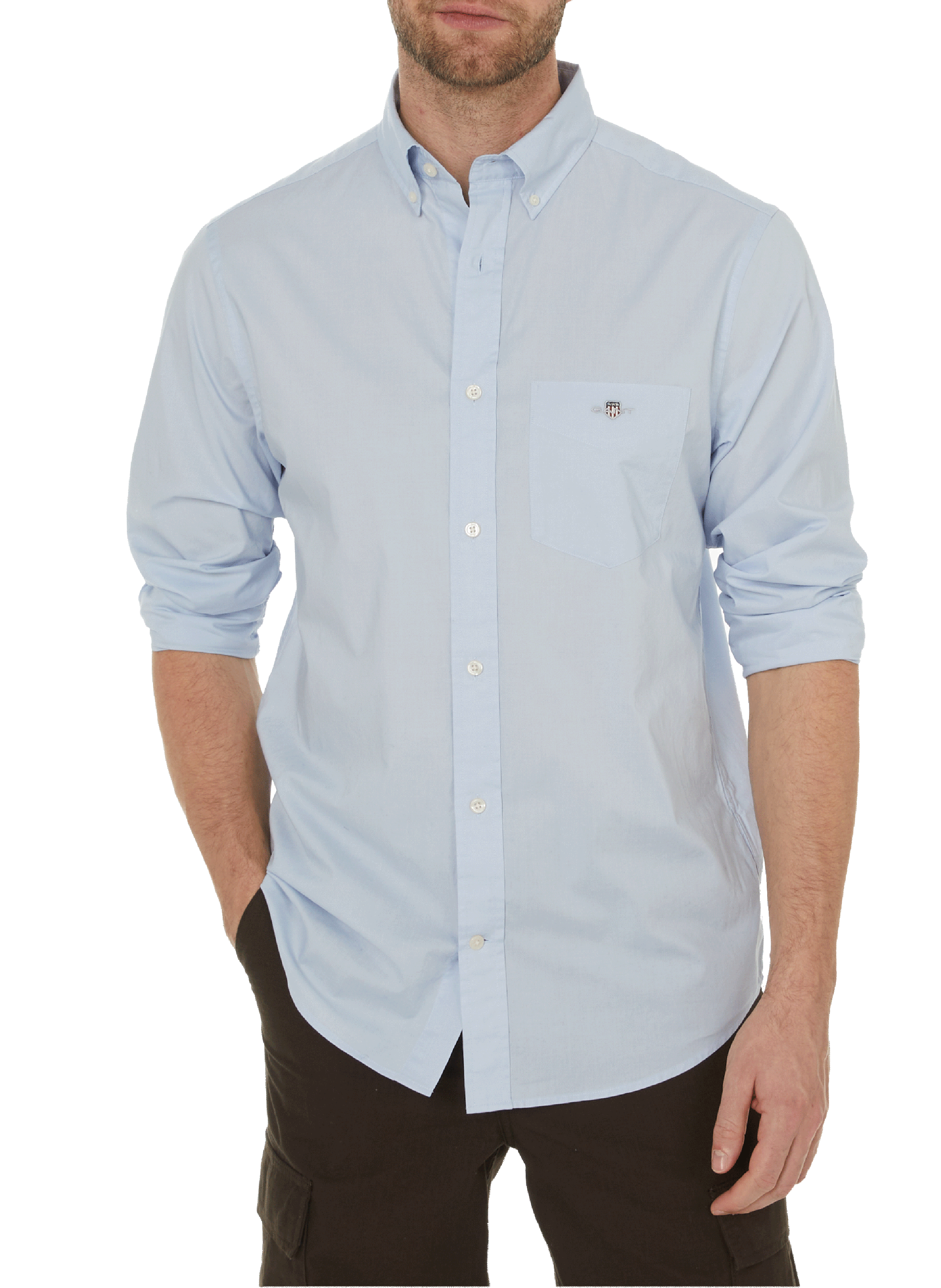 Chemise en coton GANT Bleu