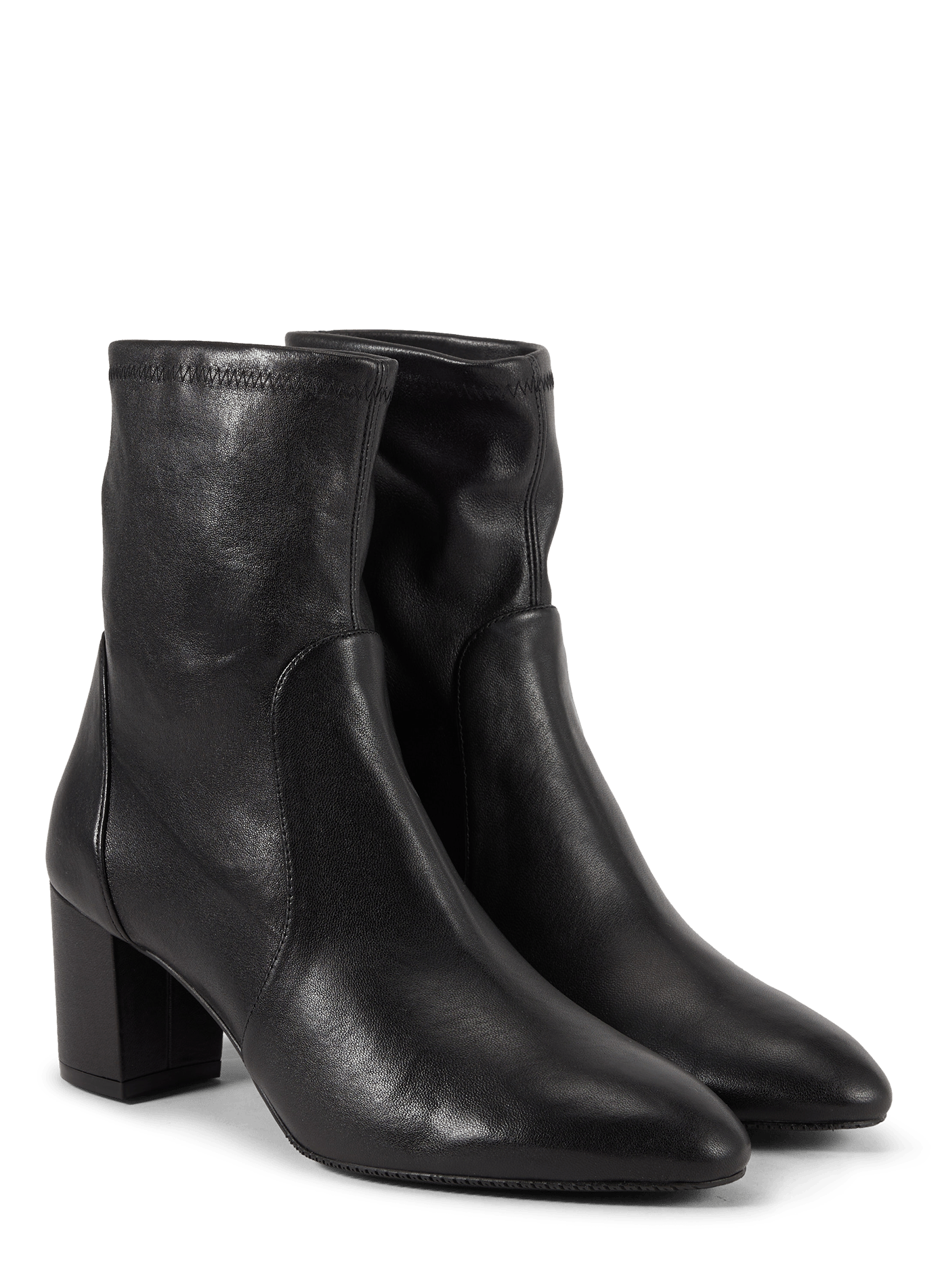 Botines Yuliana 60 de cuero de oveja STUART WEITZMAN Negro