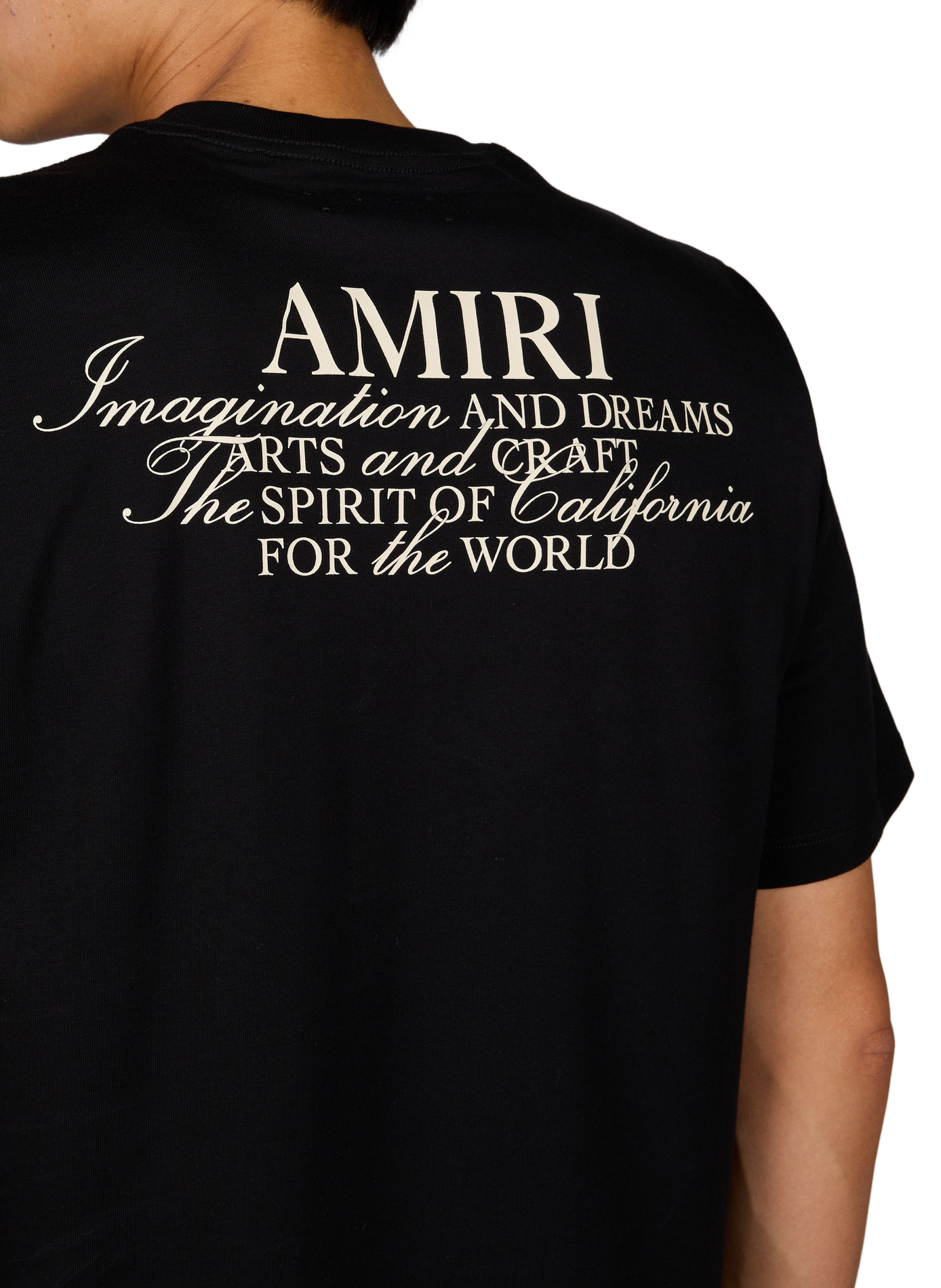 Cotton T-shirt with pattern AMIRI Black
