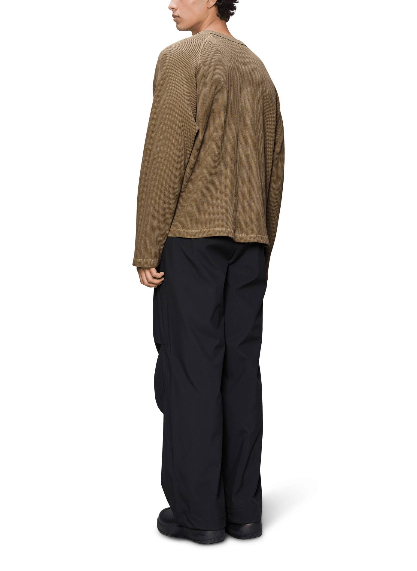 Pull en coton RAINS Marron