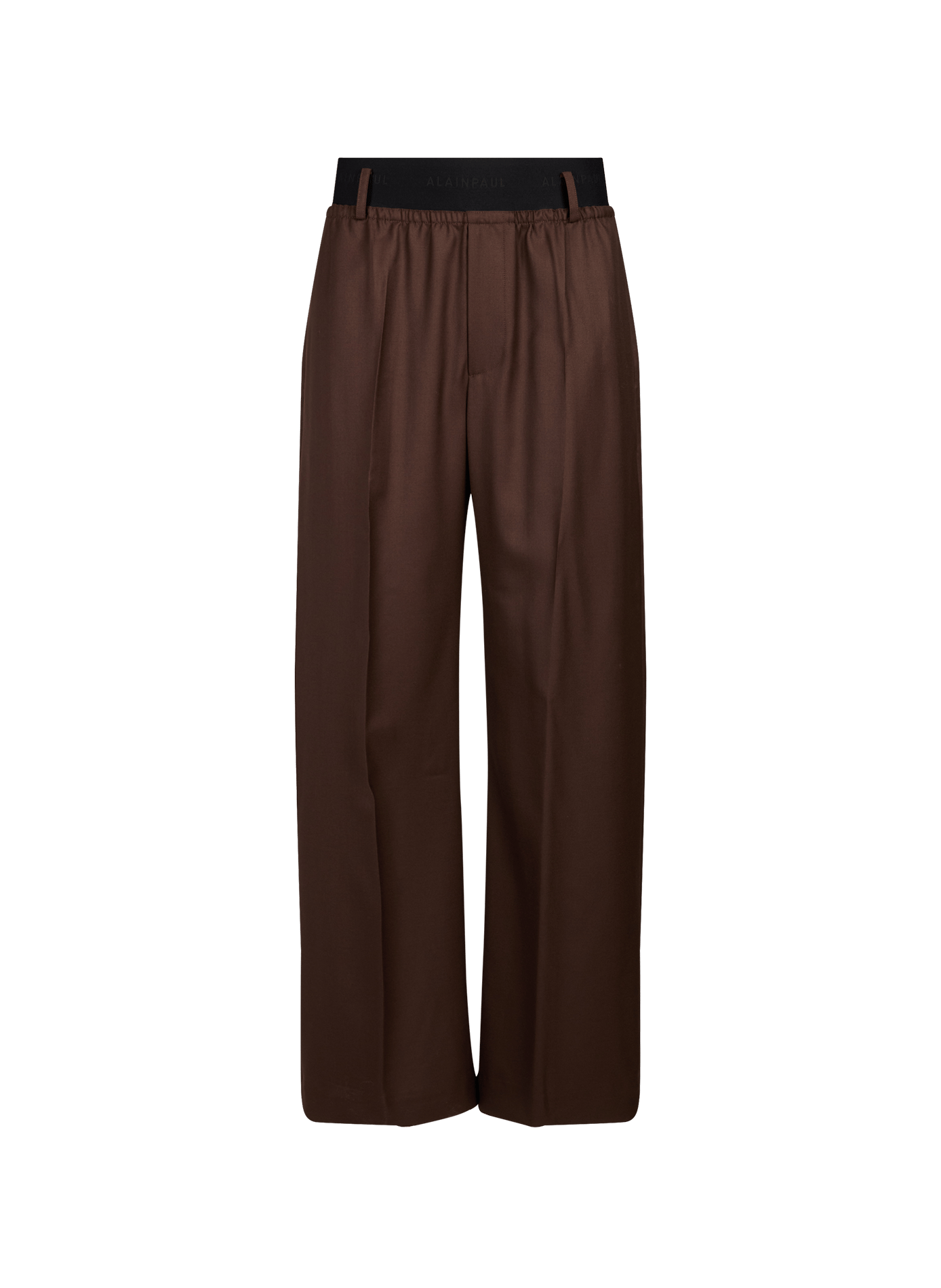 Cotton-Hose mit Bügelfalten ALAINPAUL Braun